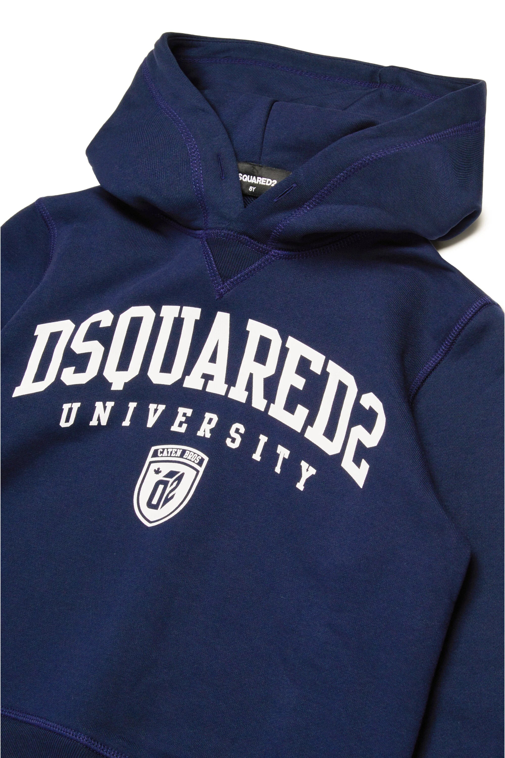 DSQUARED2 Felpa Bambino Logo College-Blu