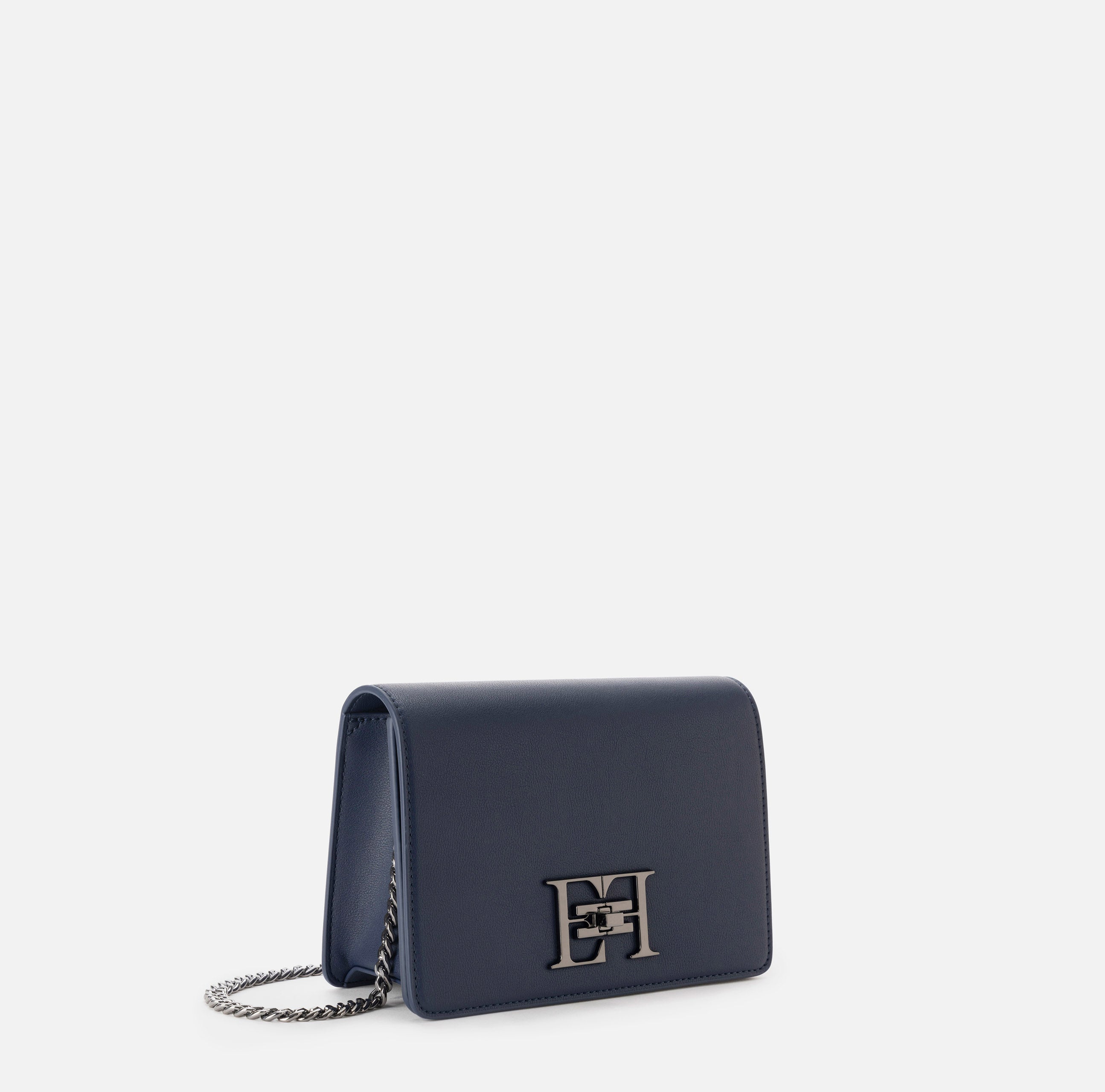 ELISABETTA FRANCHI Borsa Piccola Girello Logo-Navy