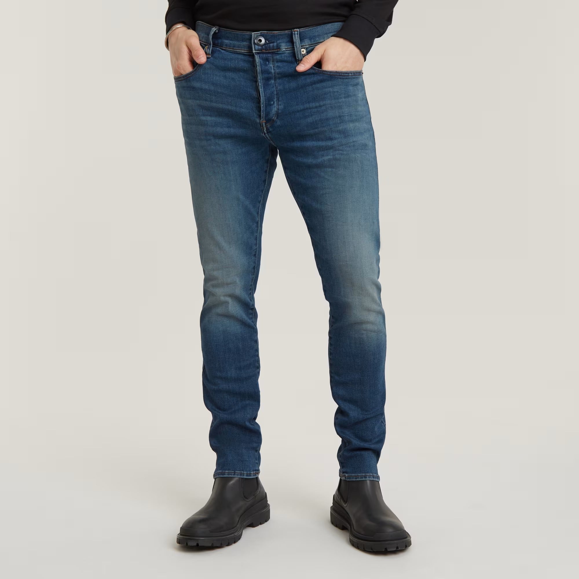 G-STAR RAW Jeans Uomo 3301 SLIM-Vintage Medium Aged