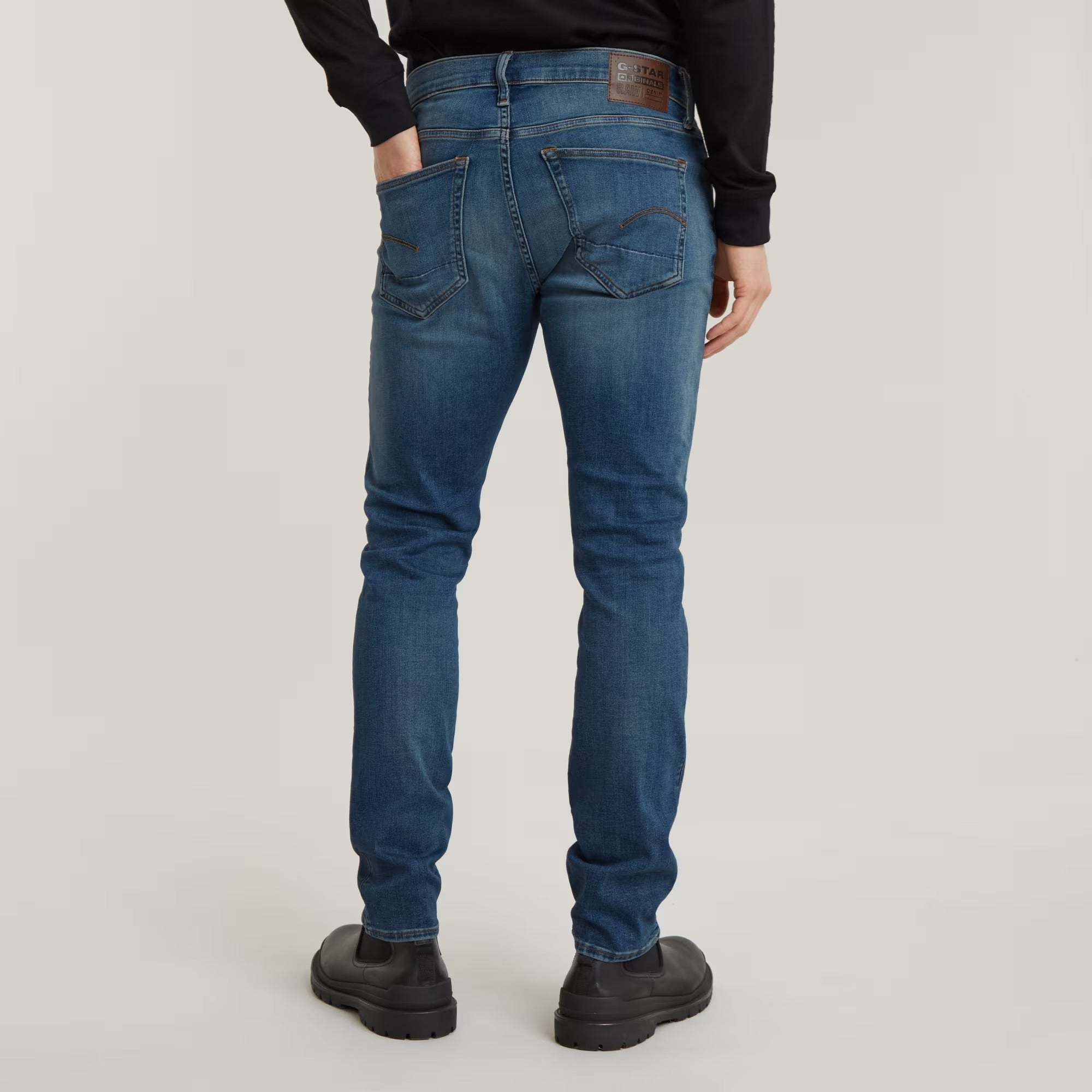 G-STAR RAW Jeans Uomo 3301 SLIM-Vintage Medium Aged