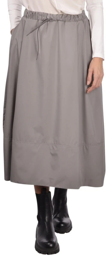 GRAN SASSO Gonna Donna Midi Nylon-Grigio