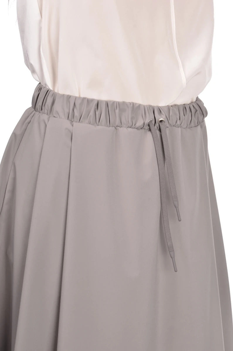 GRAN SASSO Gonna Donna Midi Nylon-Grigio