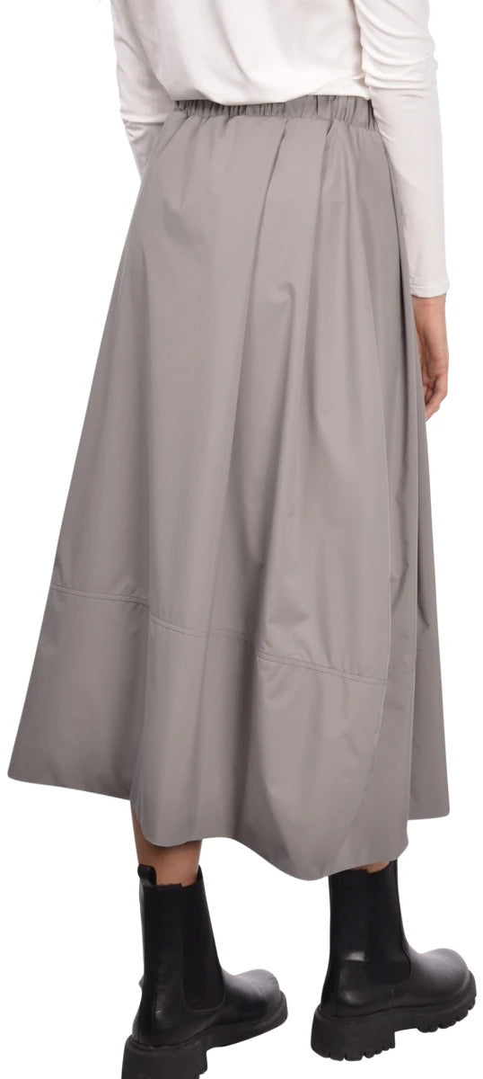 GRAN SASSO Gonna Donna Midi Nylon-Grigio