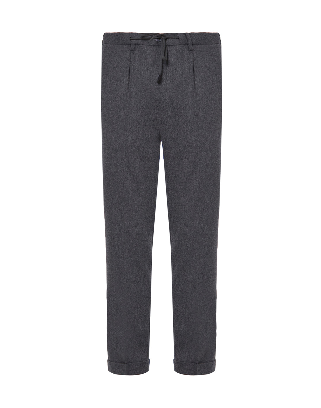 GRAN SASSO Pantalone Uomo Flanella-Grigio Scuro