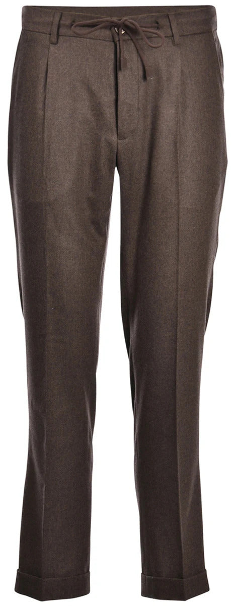 GRAN SASSO Pantalone Uomo Flanella-Marrone