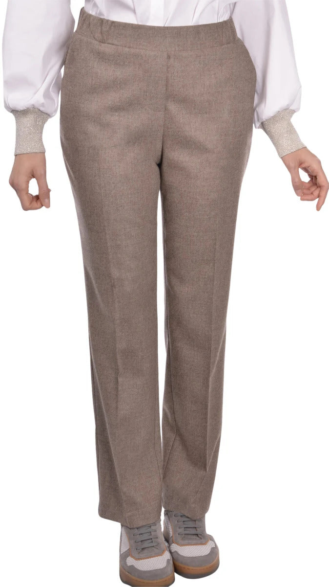 GRAN SASSO Pantalone Donna Dritto-Tortora