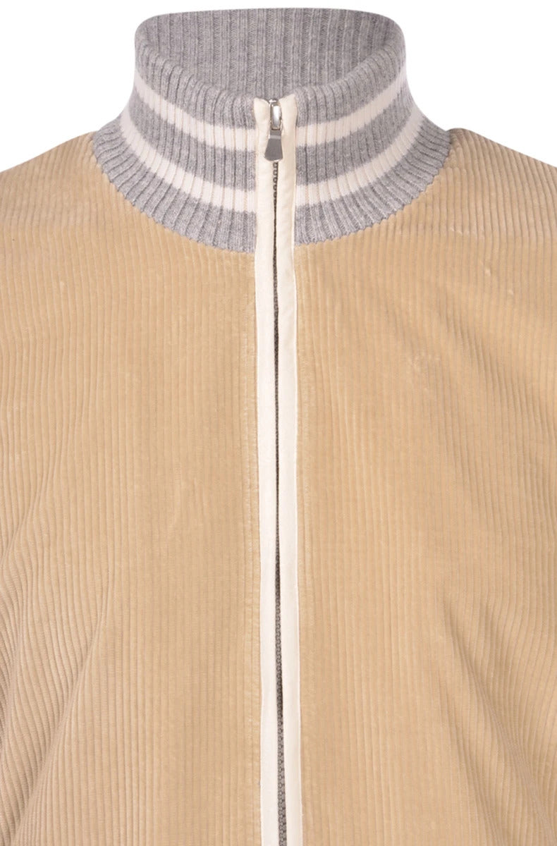 GRAN SASSO Giubbino Uomo Velluto-Beige