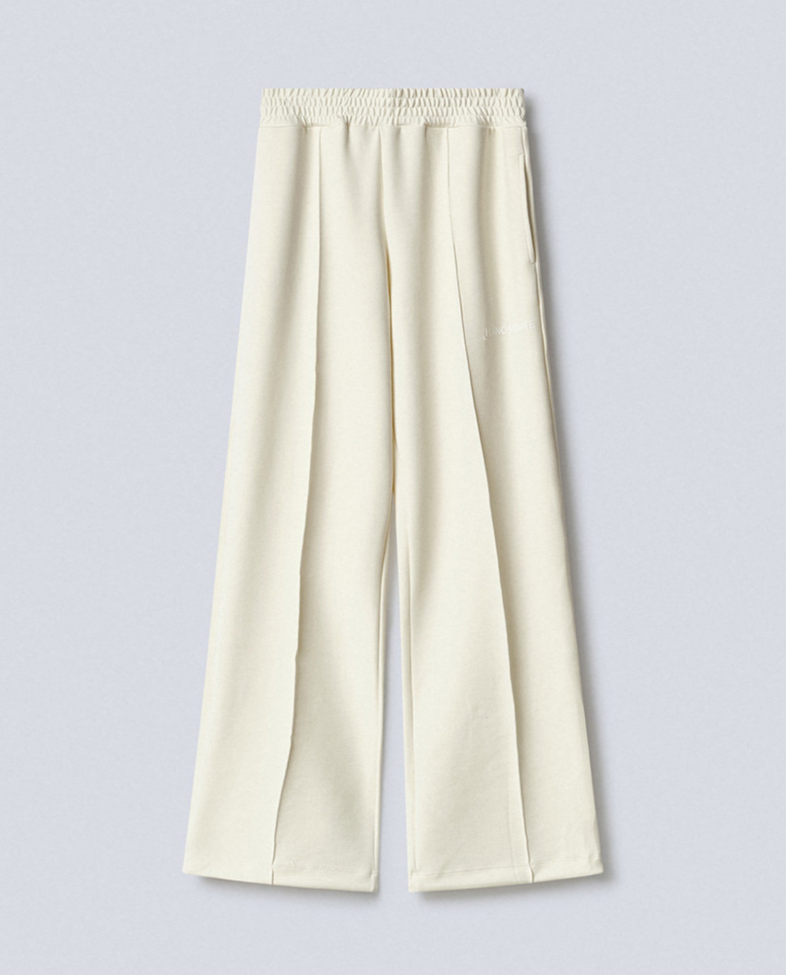 HINNOMINATE Pantalone Donna Modal Nervature-Off White