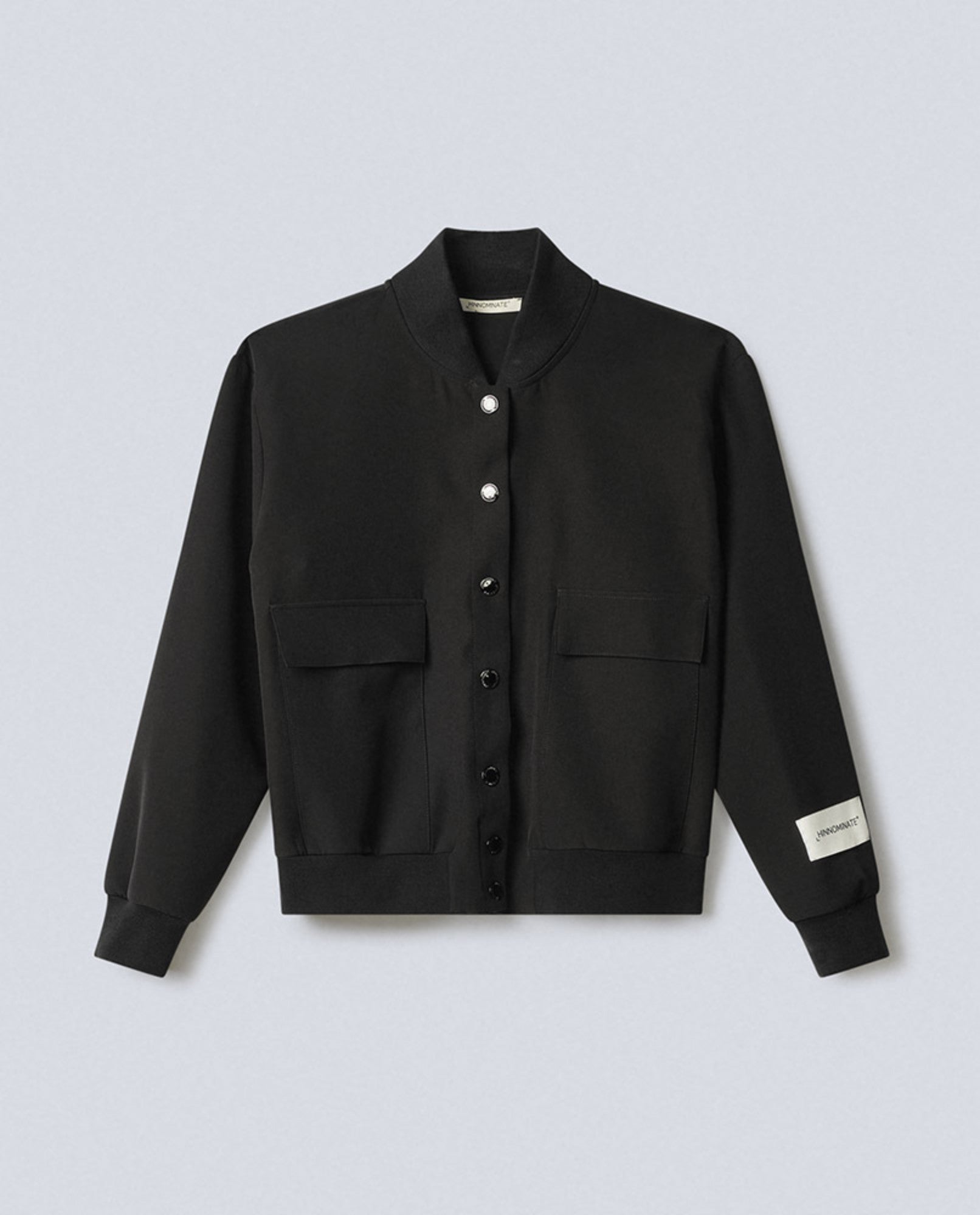 HINNOMINATE Bomber Donna Label Logo-Nero