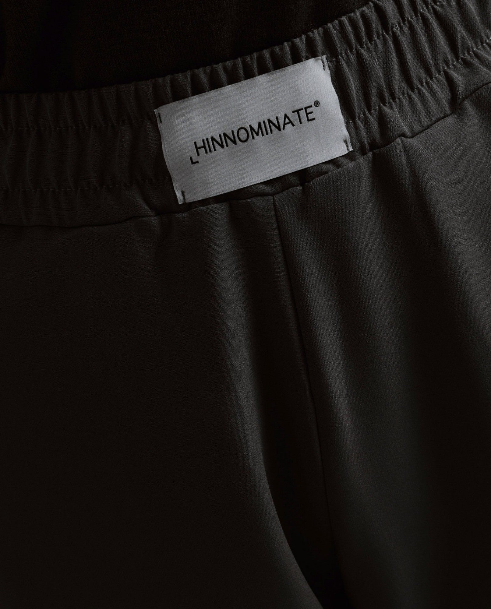 HINNOMINATE Pantalone Jogger Donna Label Logo-Nero