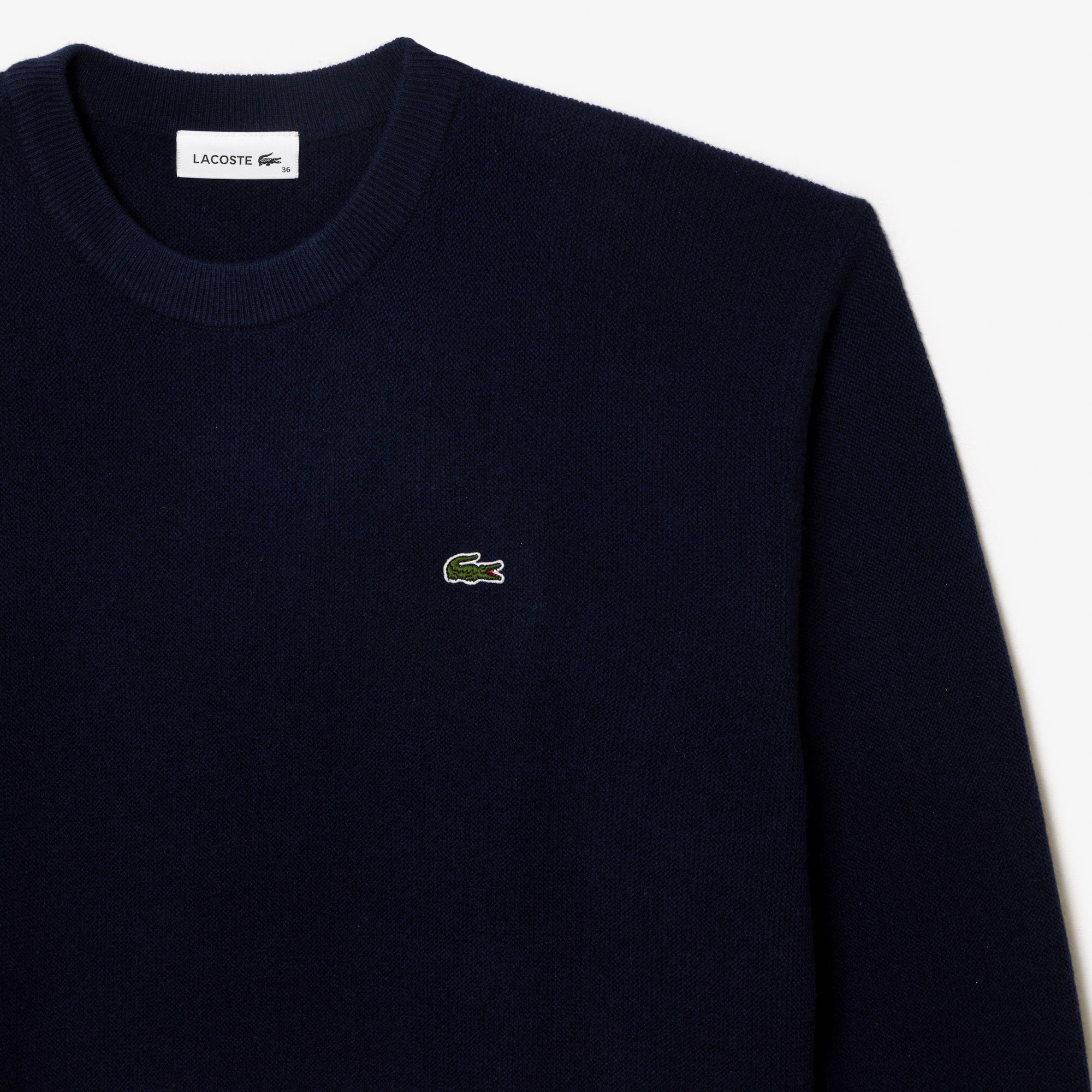 LACOSTE Pullover Donna Lana-Blu Navy