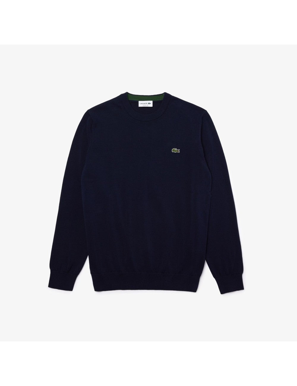 LACOSTE Pullover Uomo Misto Cotone-Blu Navy