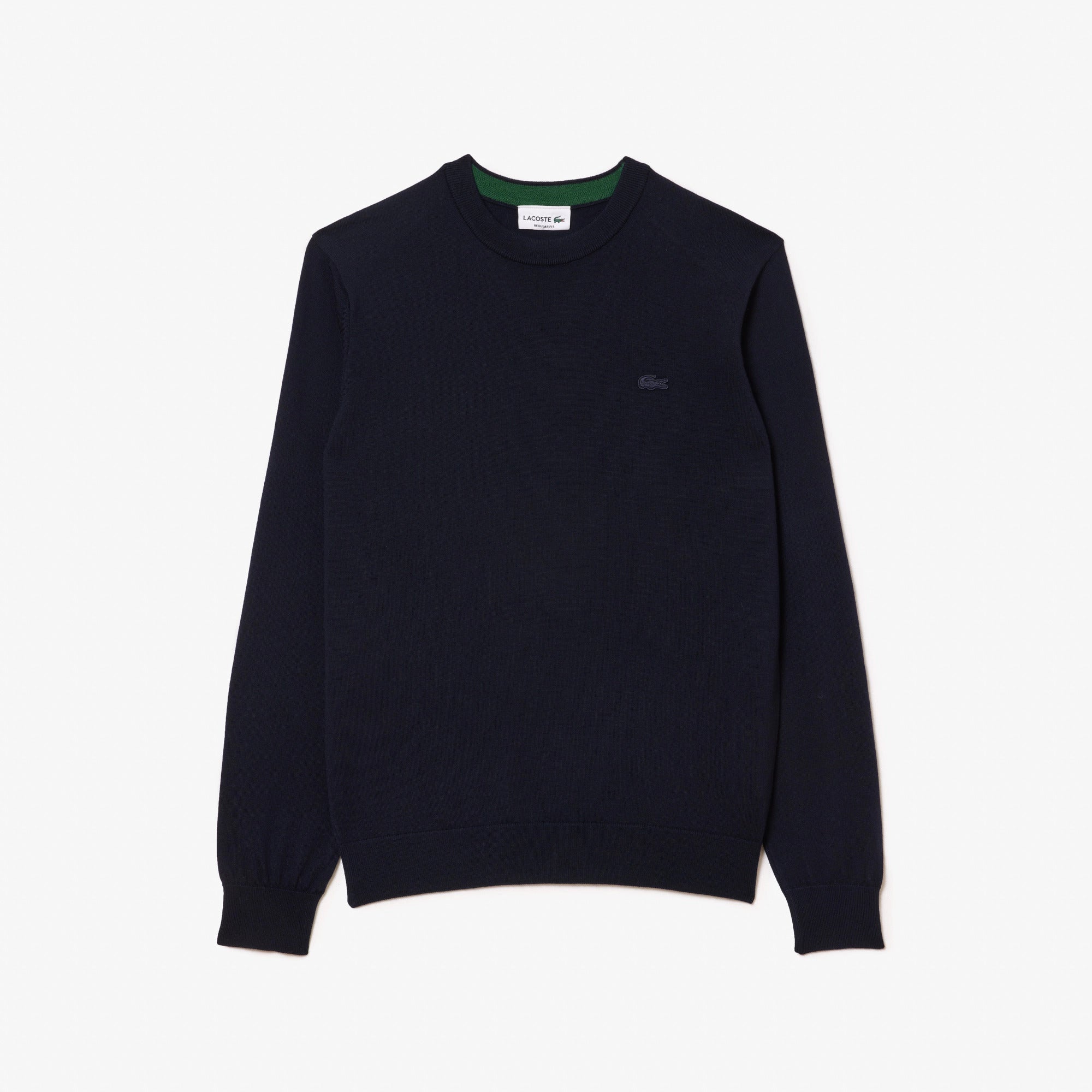 LACOSTE Pullover Uomo Lana Merino-Blu Navy