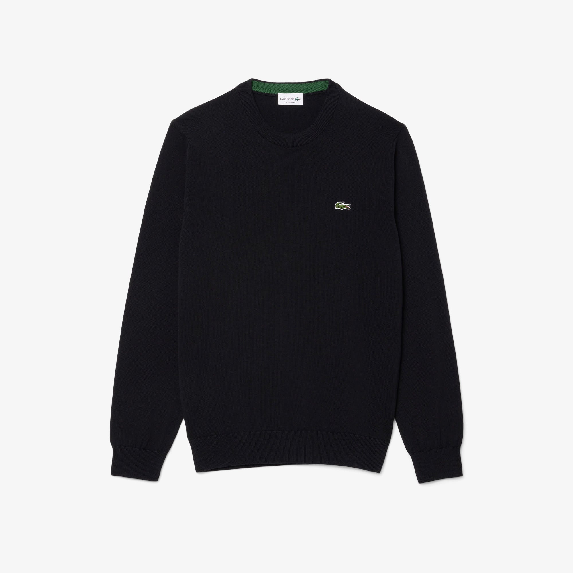 LACOSTE Pullover Uomo Cotone-Nero