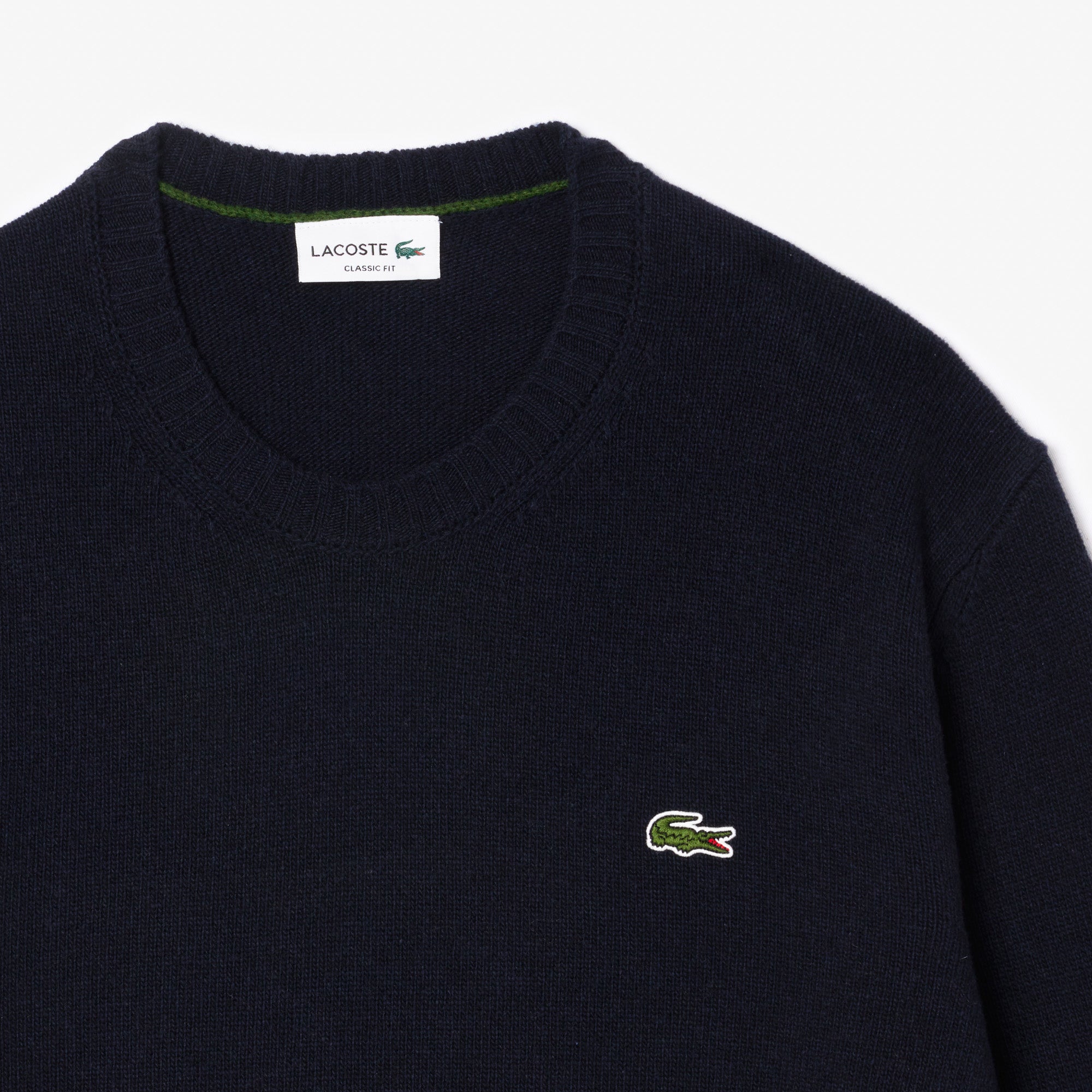 LACOSTE Pullover Uomo Lana-Blu Navy