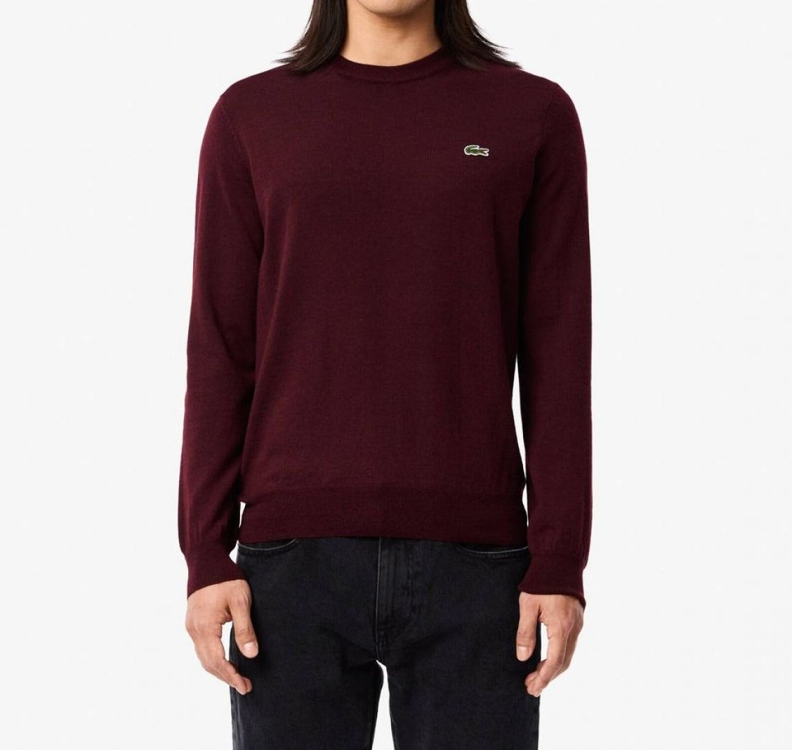 LACOSTE Pullover Uomo Classic-Bordeaux