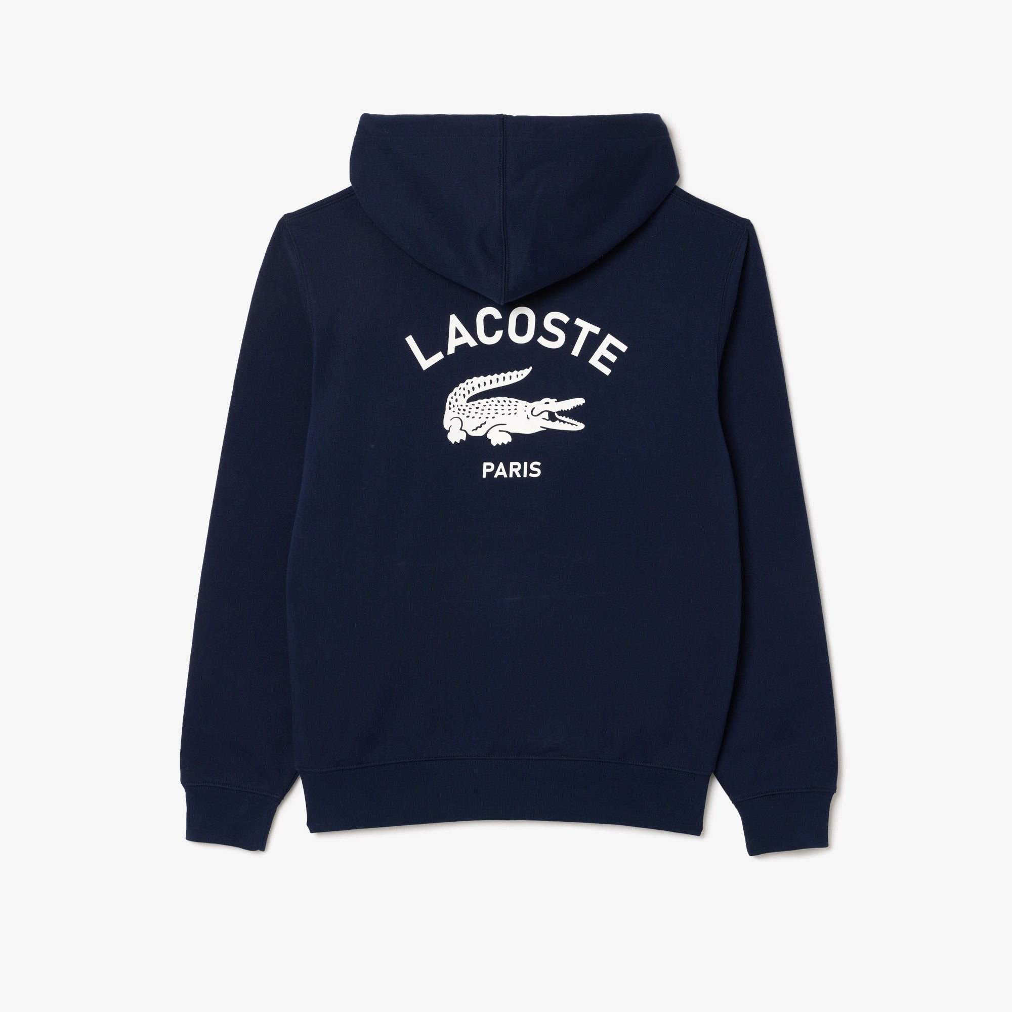 LACOSTE Felpa Unisex Stampa Logo-Blu Navy