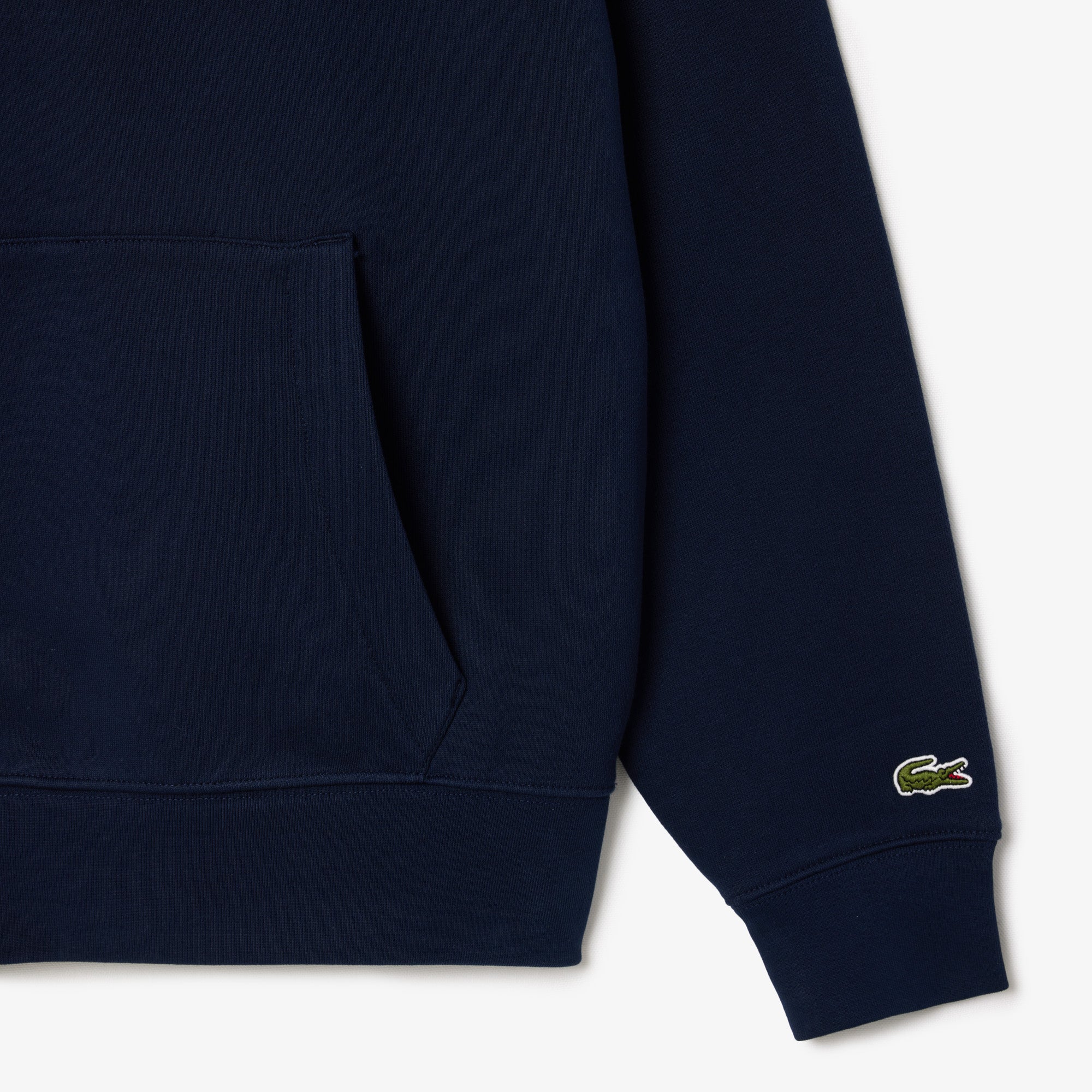 LACOSTE Felpa Unisex Stampa Logo-Blu Navy