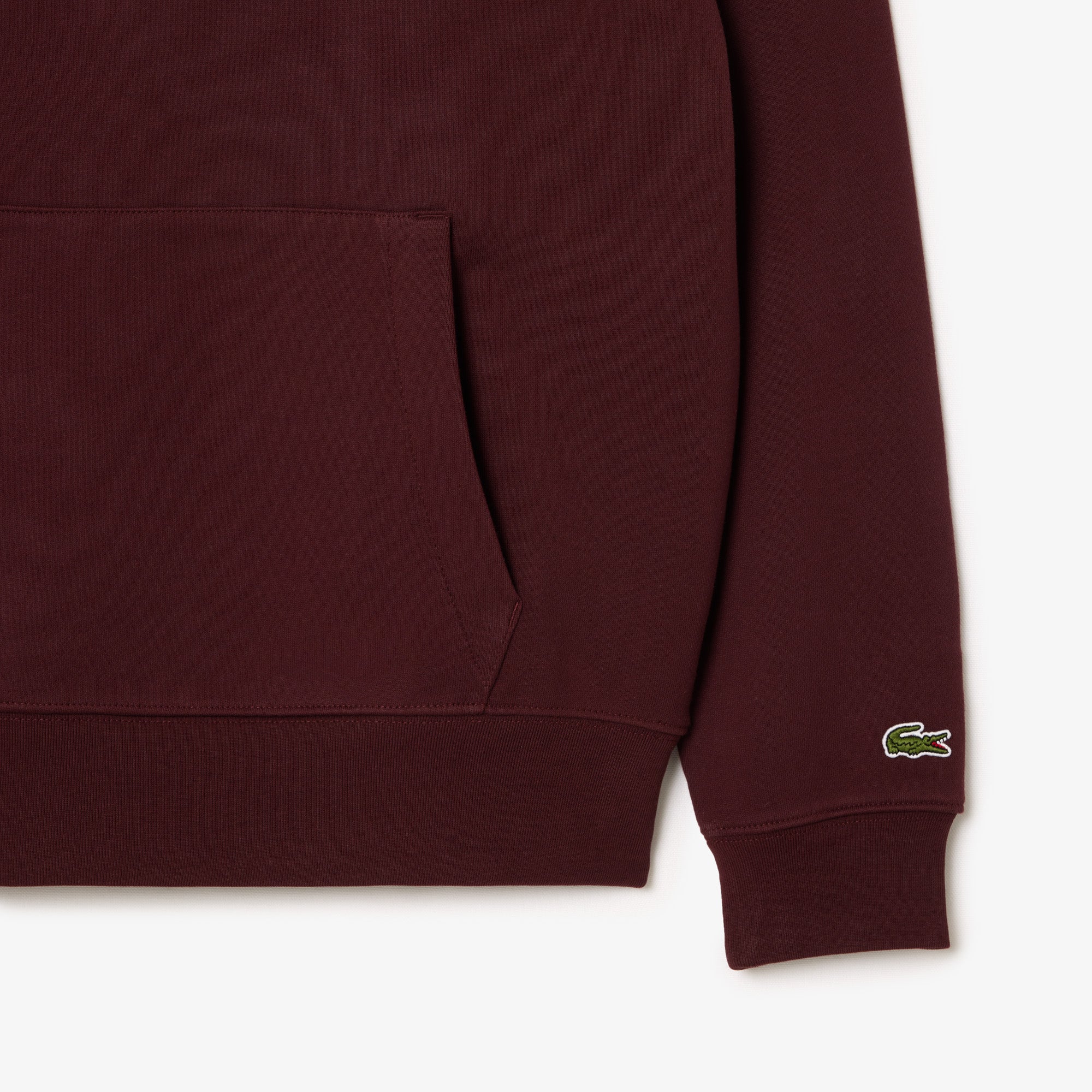 LACOSTE Felpa Unisex Stampa Logo-Bordeaux