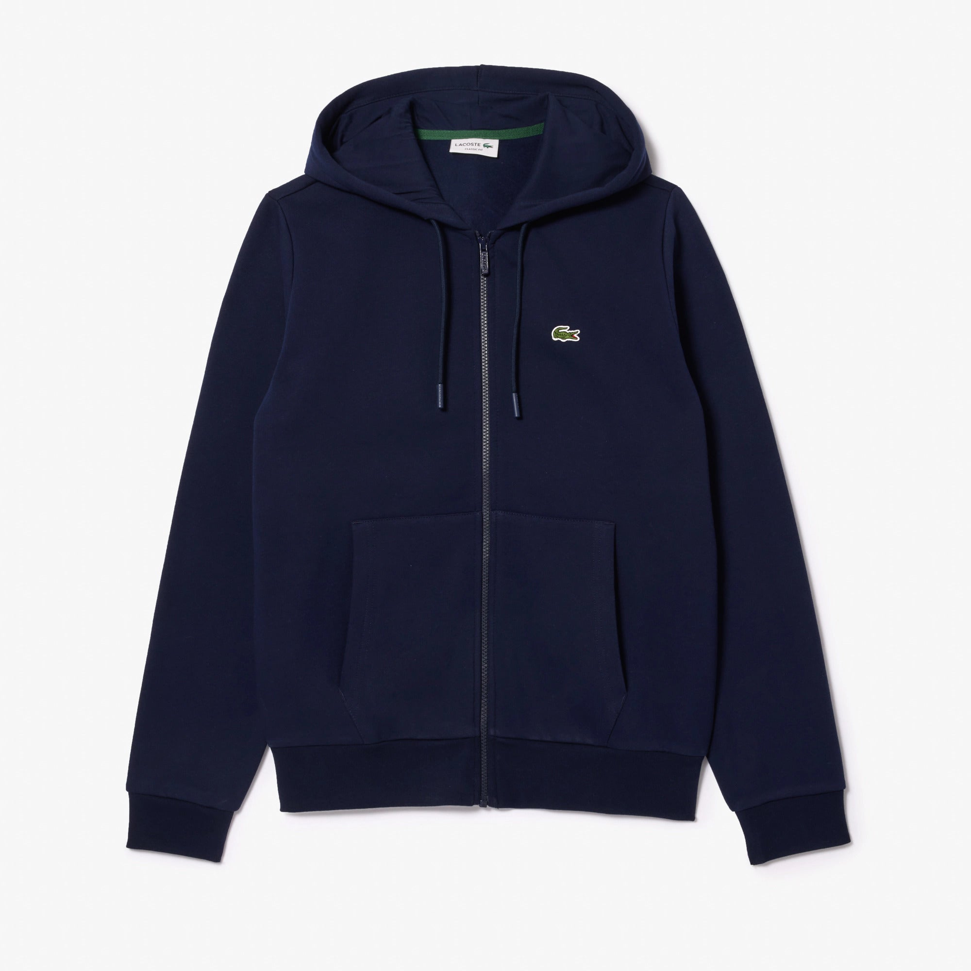 LACOSTE Felpa Uomo Zip-Blu Navy