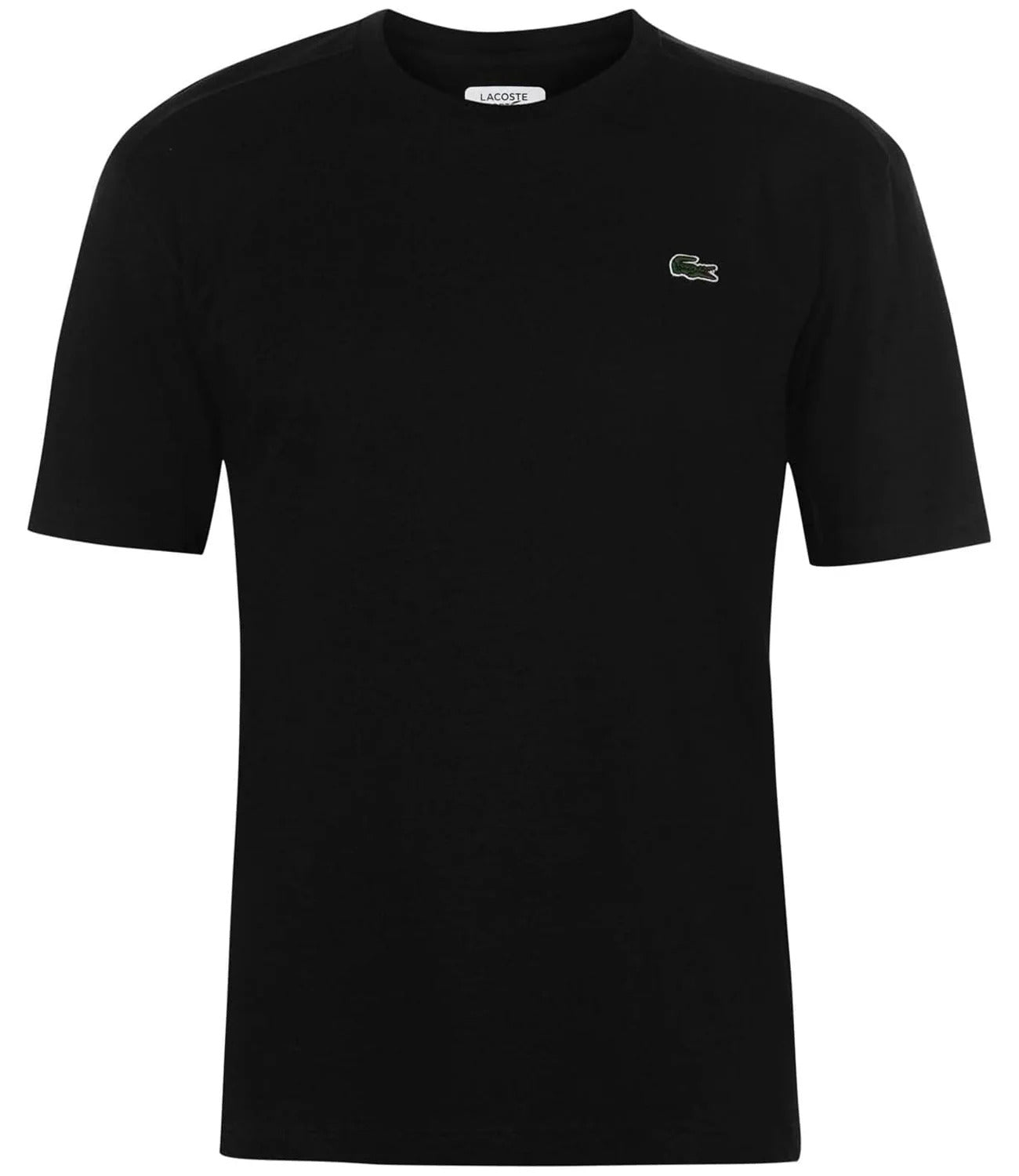 LACOSTE T-Shirt Uomo Basic-Nero