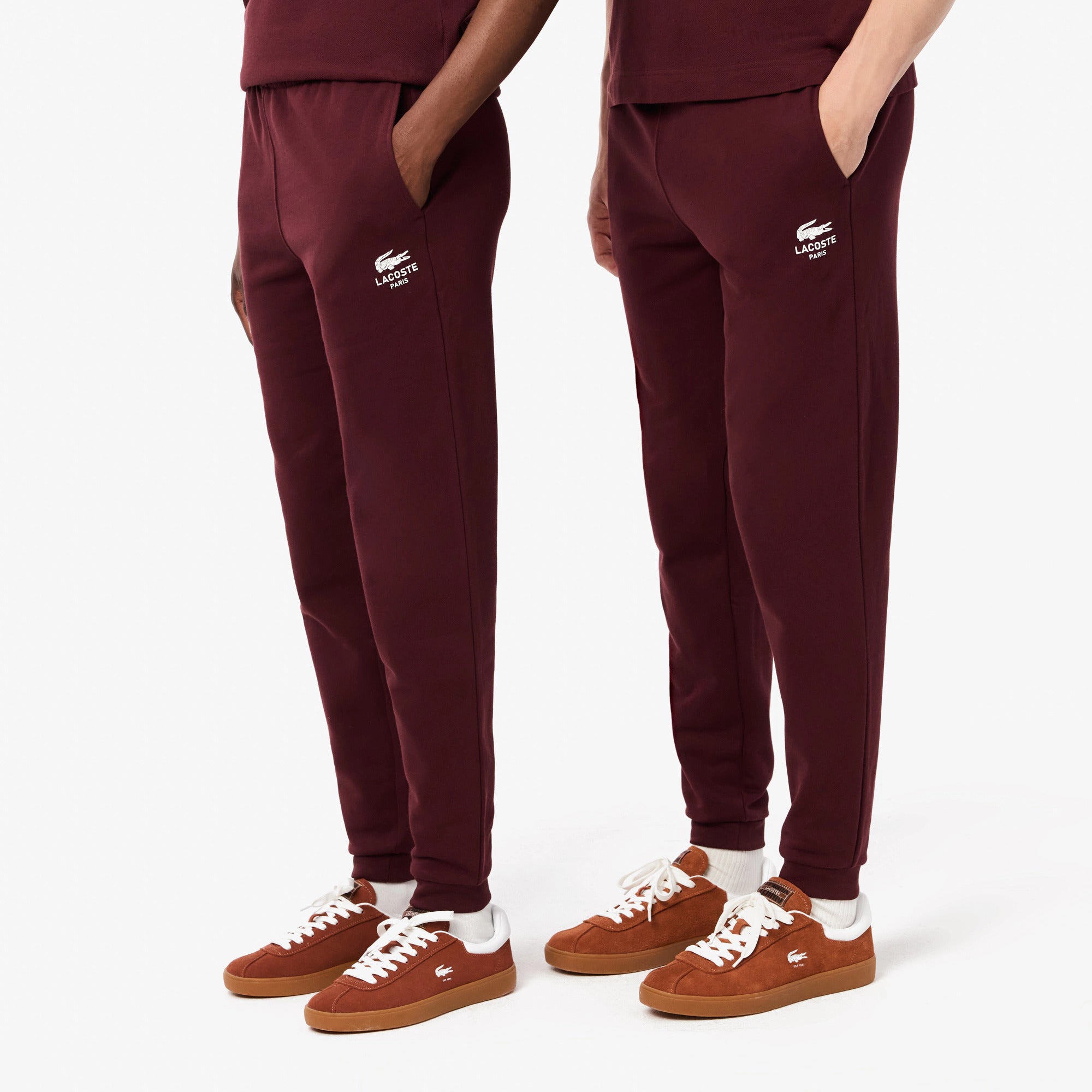 LACOSTE Jogger Unisex Tapered Fit-Bordeaux