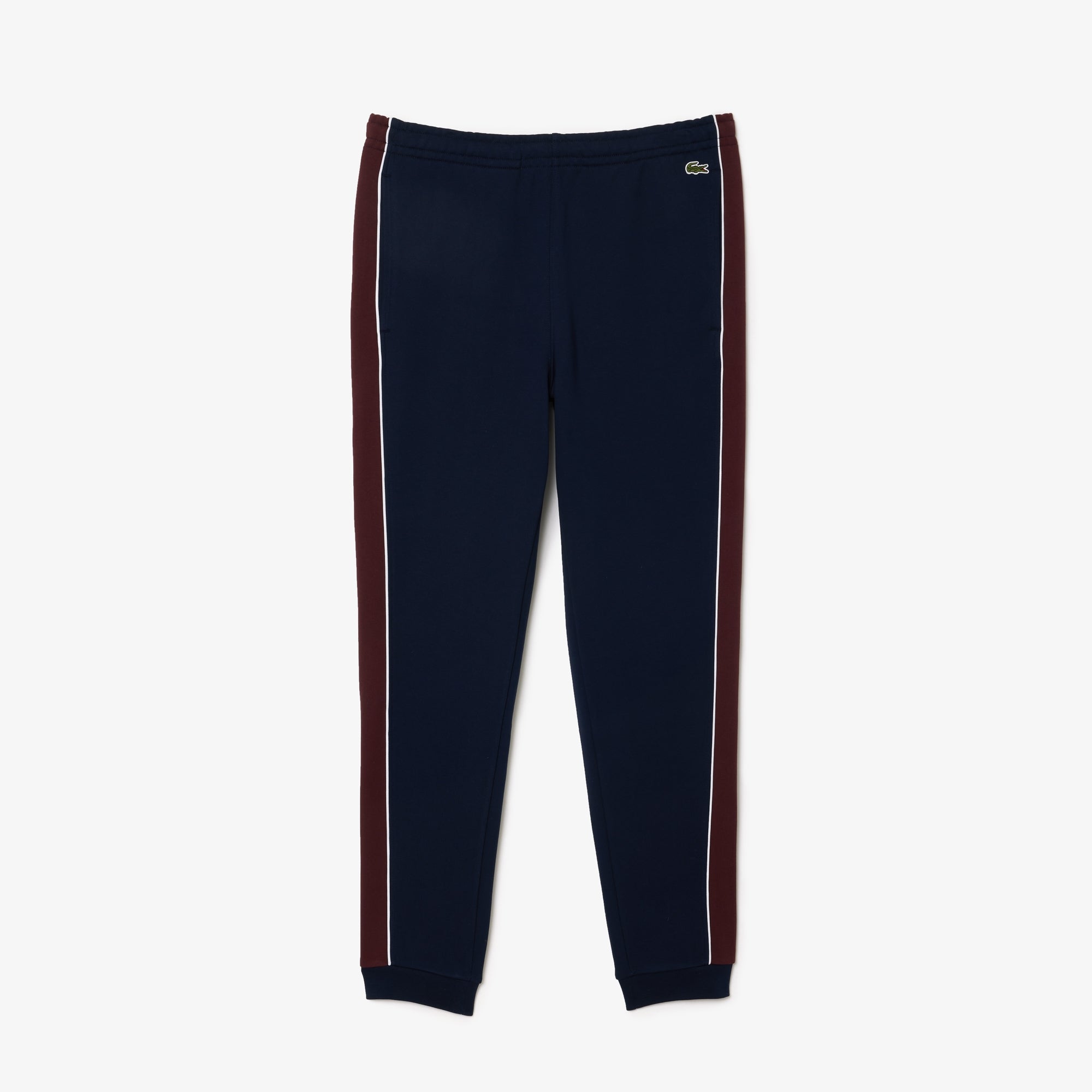 LACOSTE Jogger Uomo Tapered Fit-Blu Navy Bordeaux