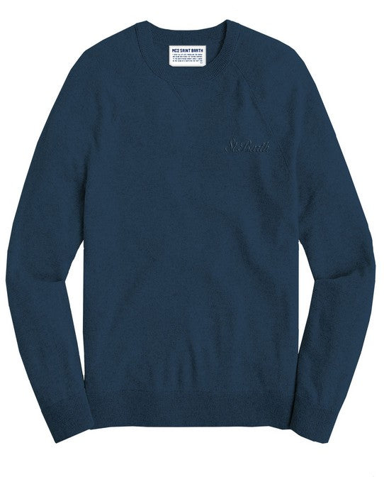 MC2 SAINT BARTH Maglione Uomo Bricklane-Navy