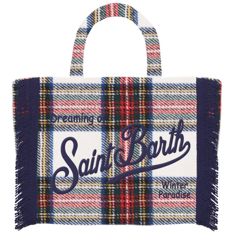 MC2 SAINT BARTH Borsa Colette Fringes-Tartan