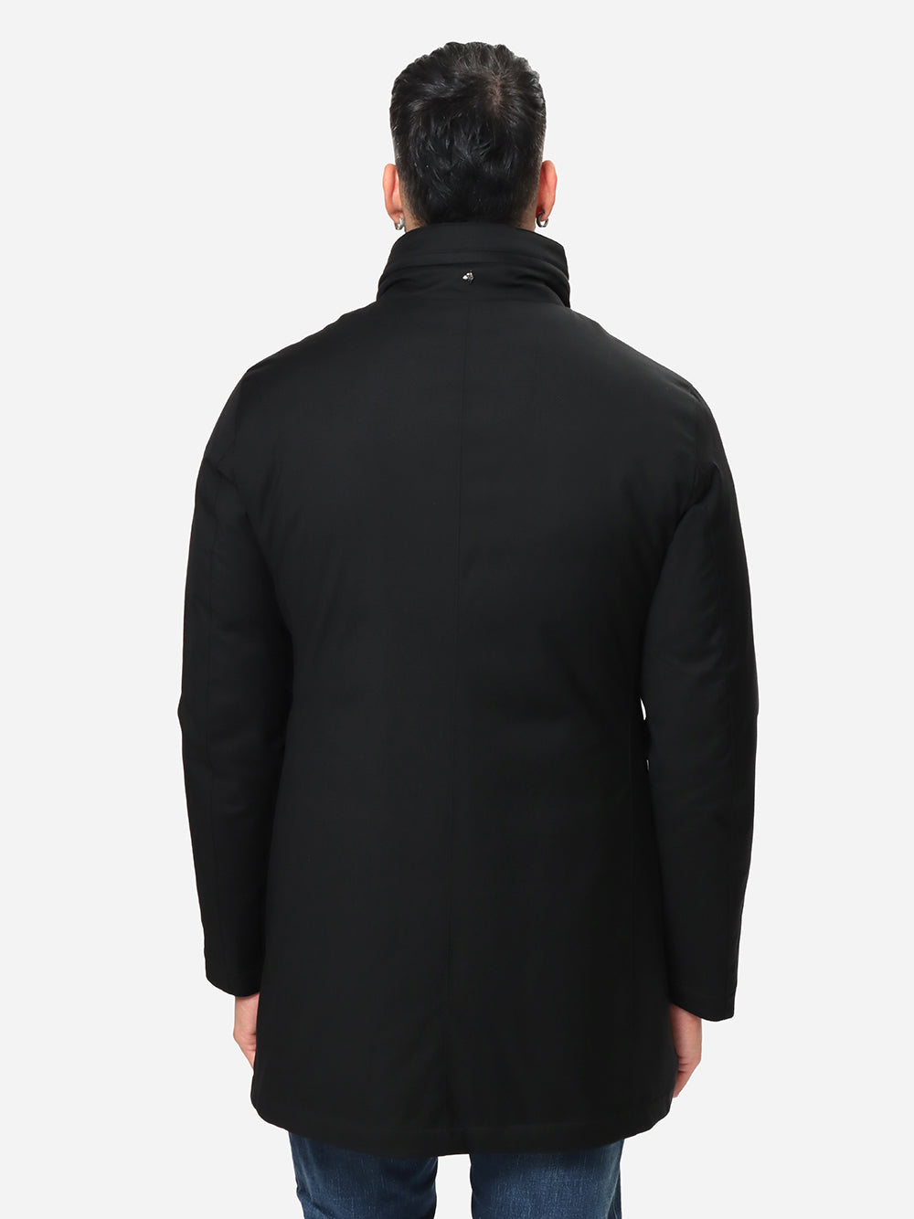 MONTECORE Cappotto Uomo Imbottito in piuma-Black