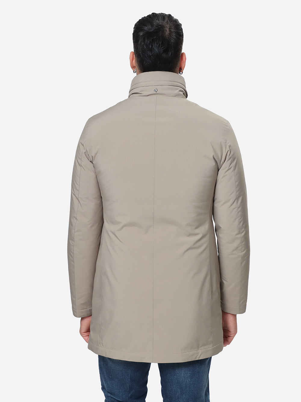 MONTECORE Cappotto Uomo Imbottito in piuma-Desert Khaki