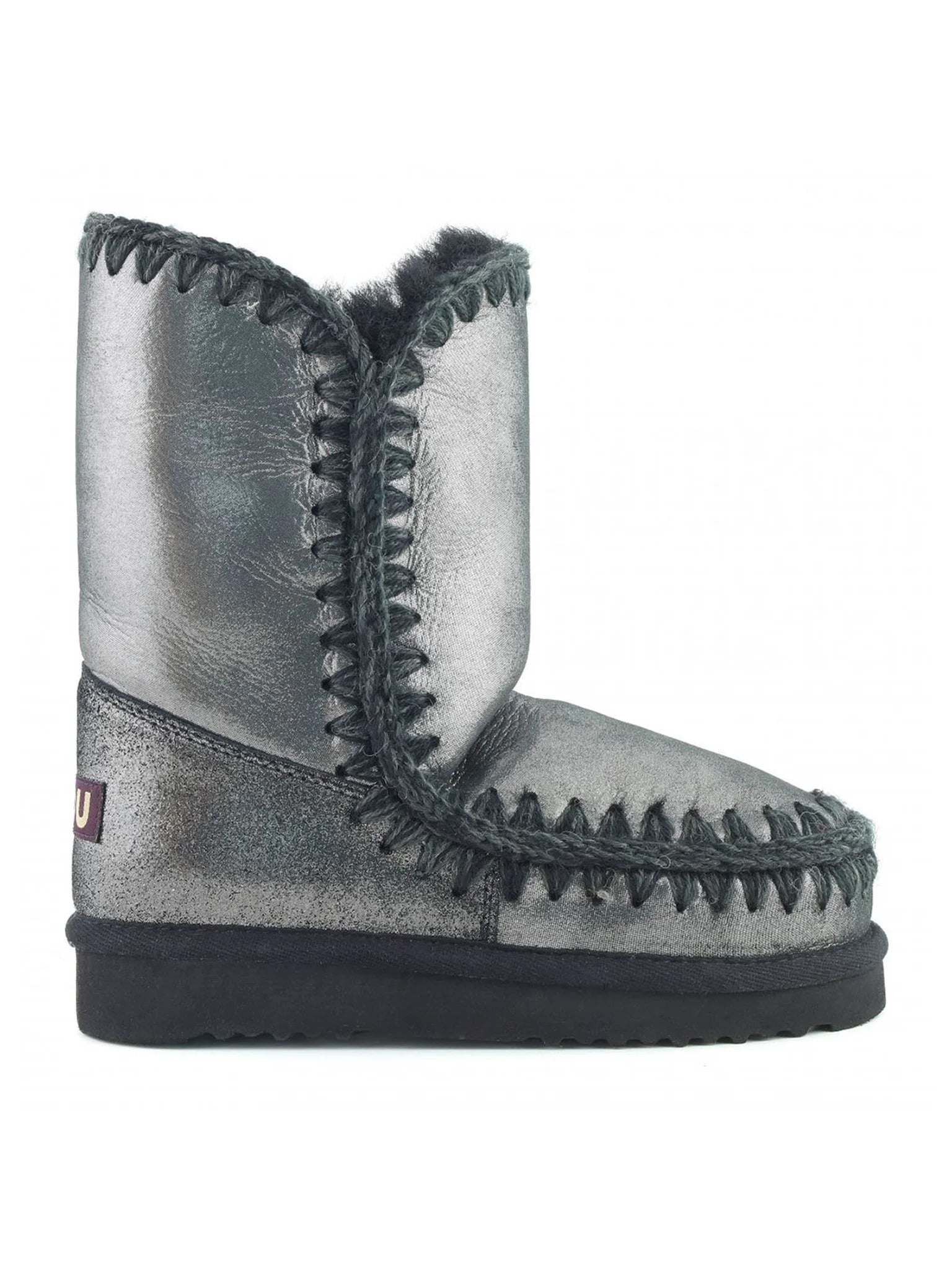 MOU KIDS Stivaletto Bambina Eskimo-Microglitter Black