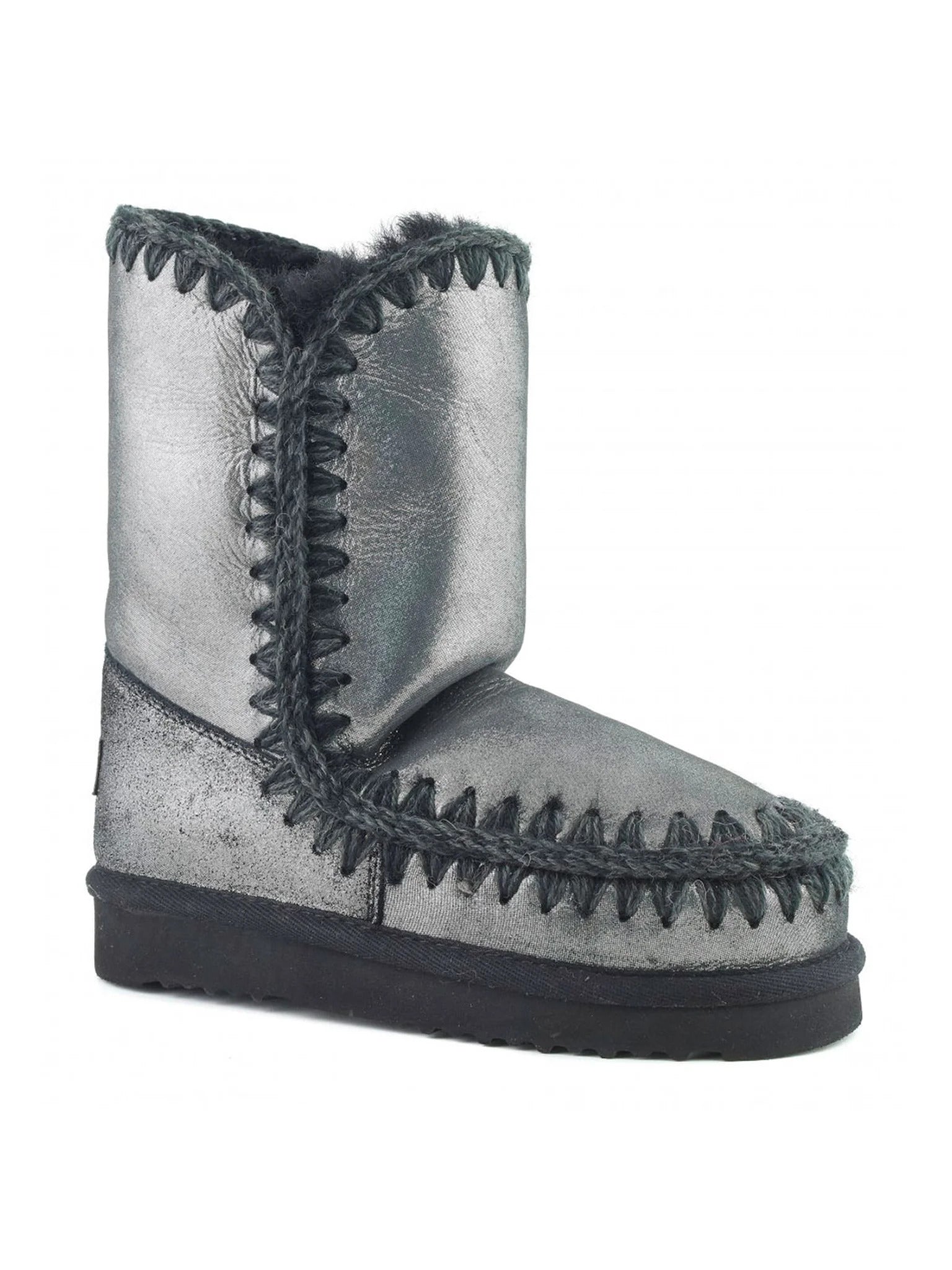 MOU KIDS Stivaletto Bambina Eskimo-Microglitter Black