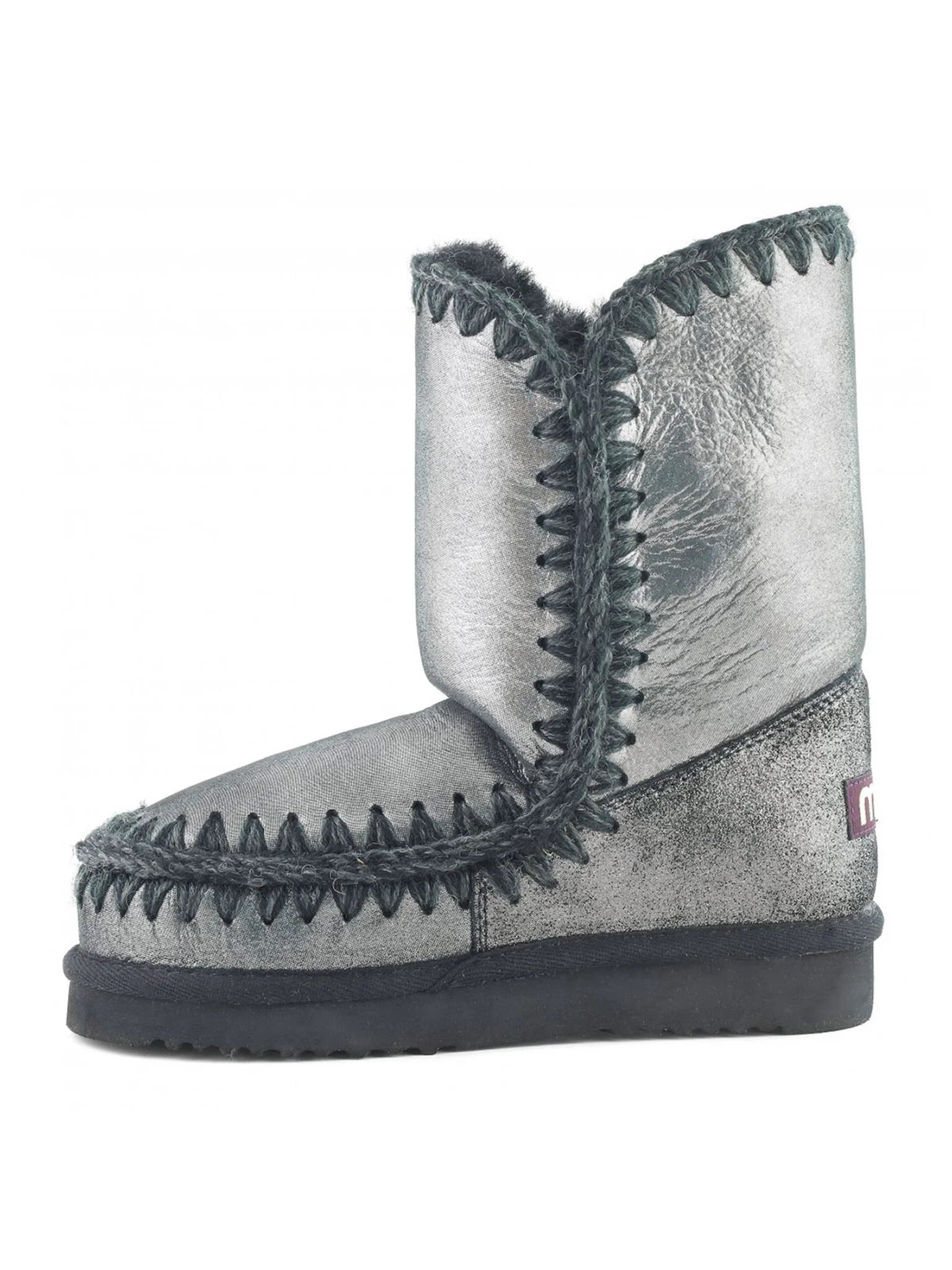 MOU KIDS Stivaletto Bambina Eskimo-Microglitter Black