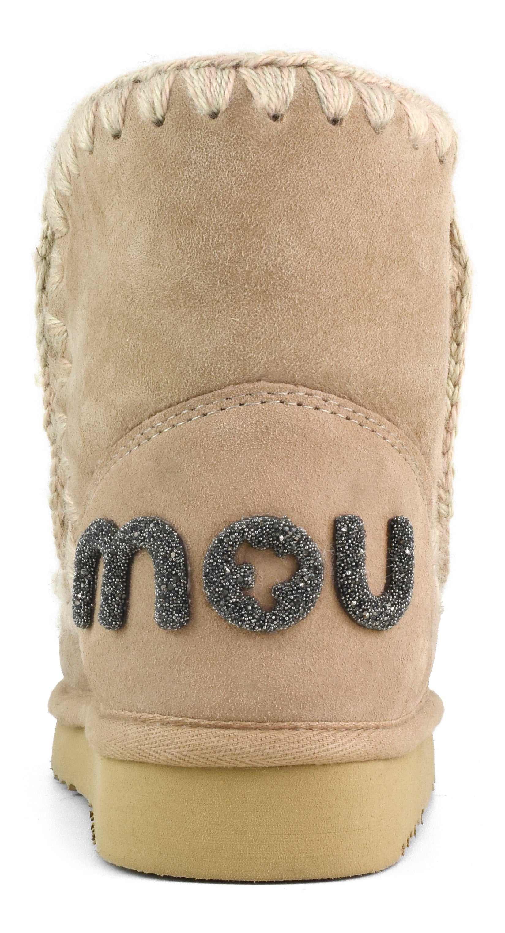 MOU Stivaletto Donna Eskimo 18 Glitter Logo-Camel