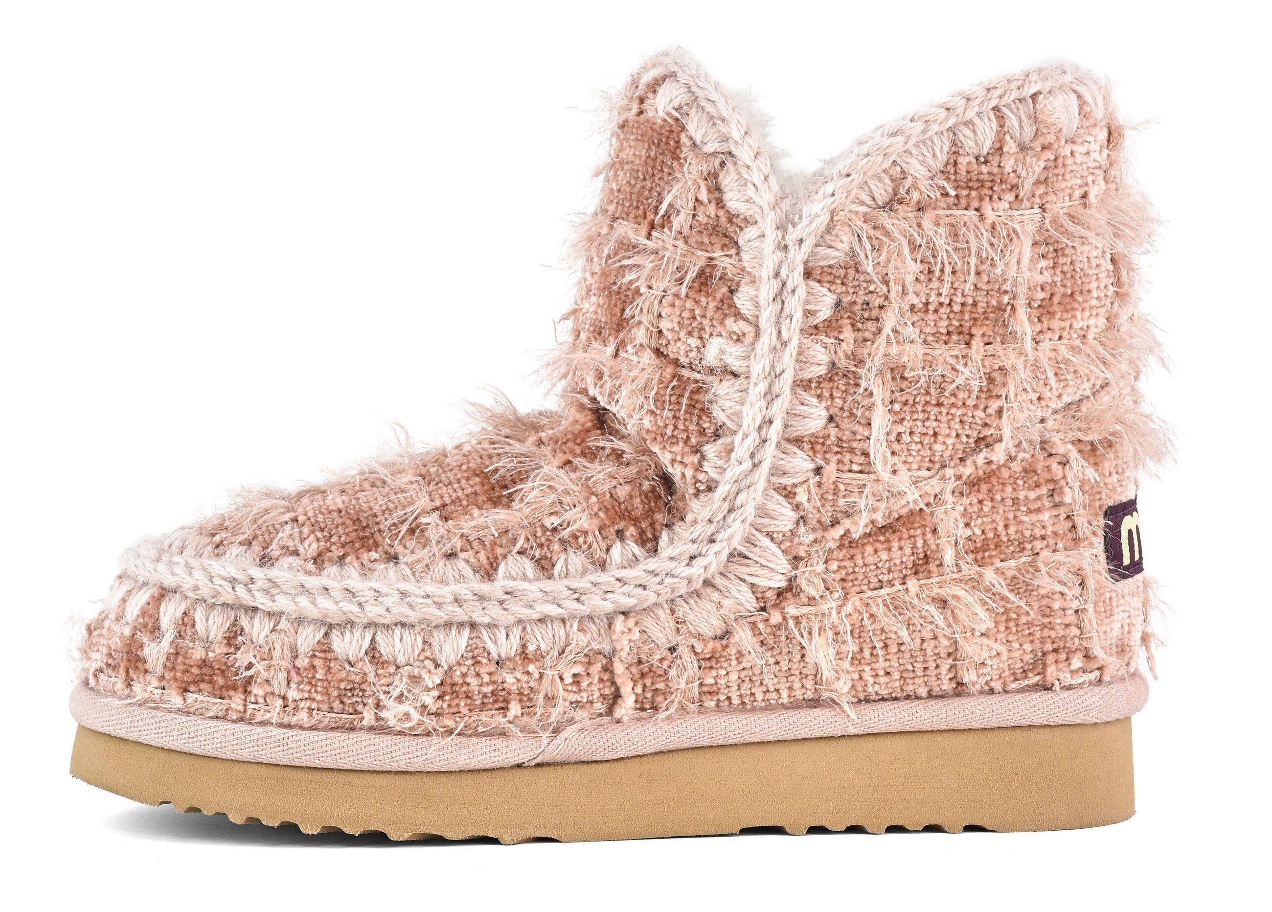 MOU Stivaletto Donna Eskimo 18 Textile Wool-Nude