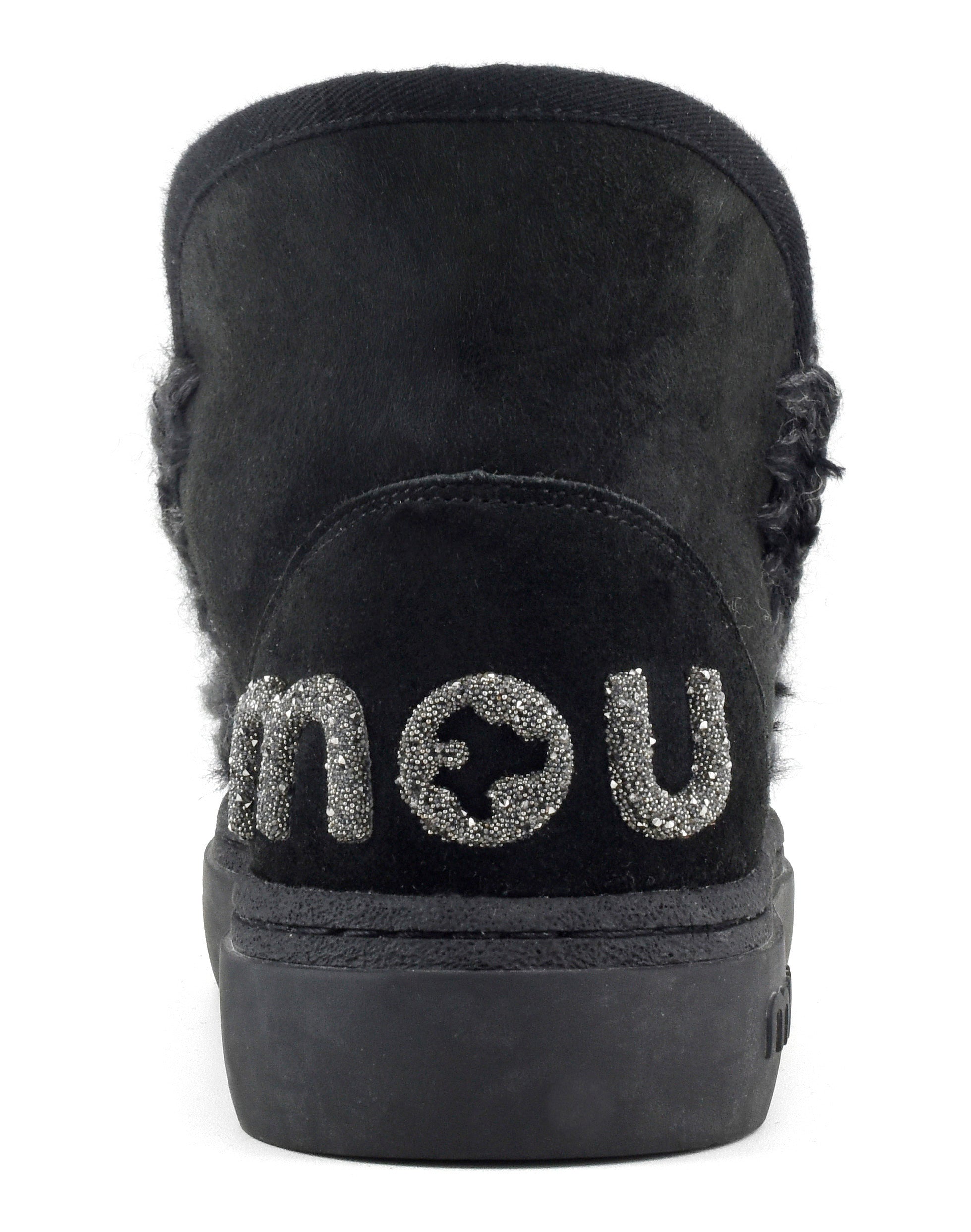 MOU Sneaker Donna Eskimo Bold Glitter Logo-Black