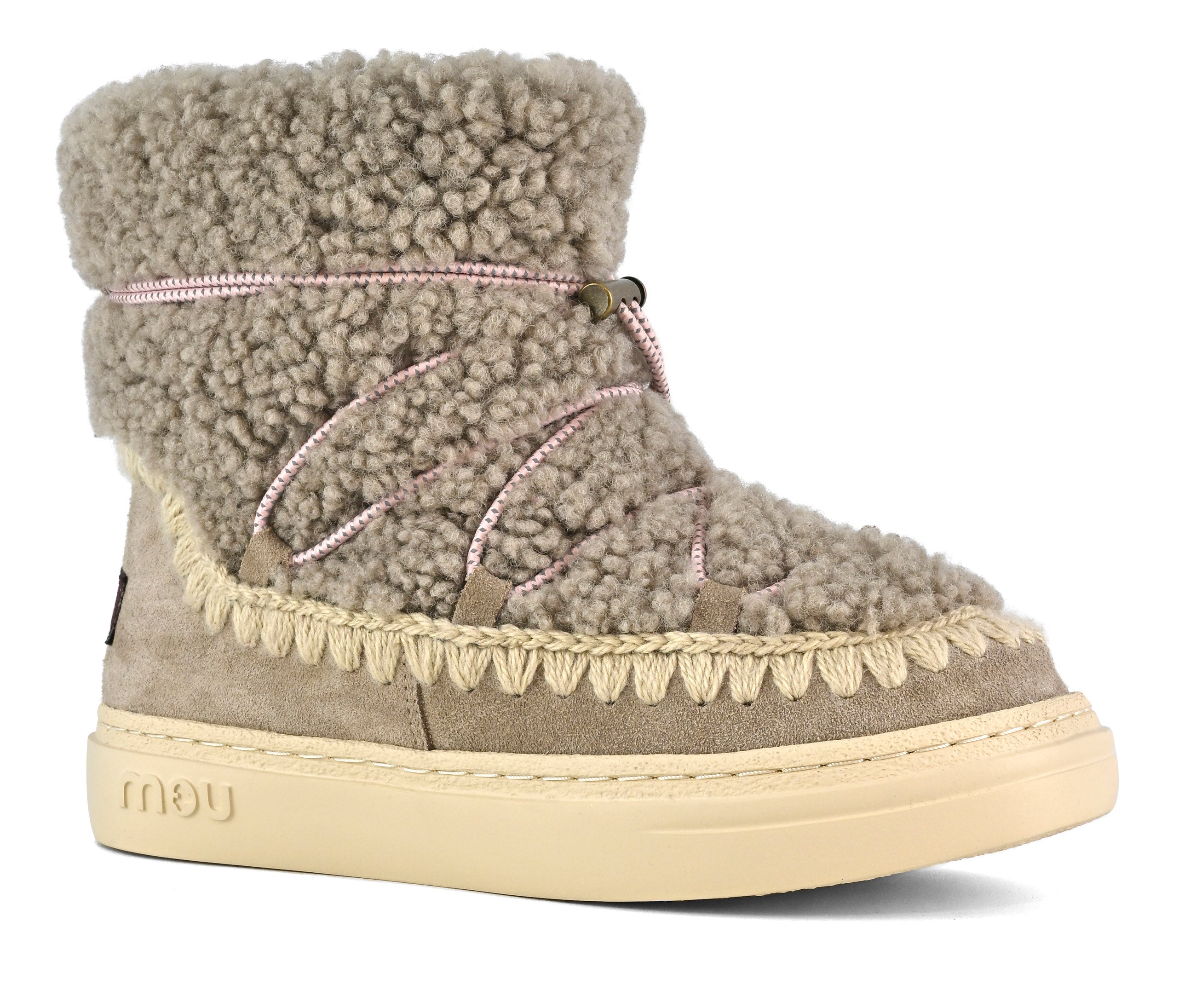 MOU Sneaker Donna Eskimo Bold Scoubidoo Lace-Elephant Grey