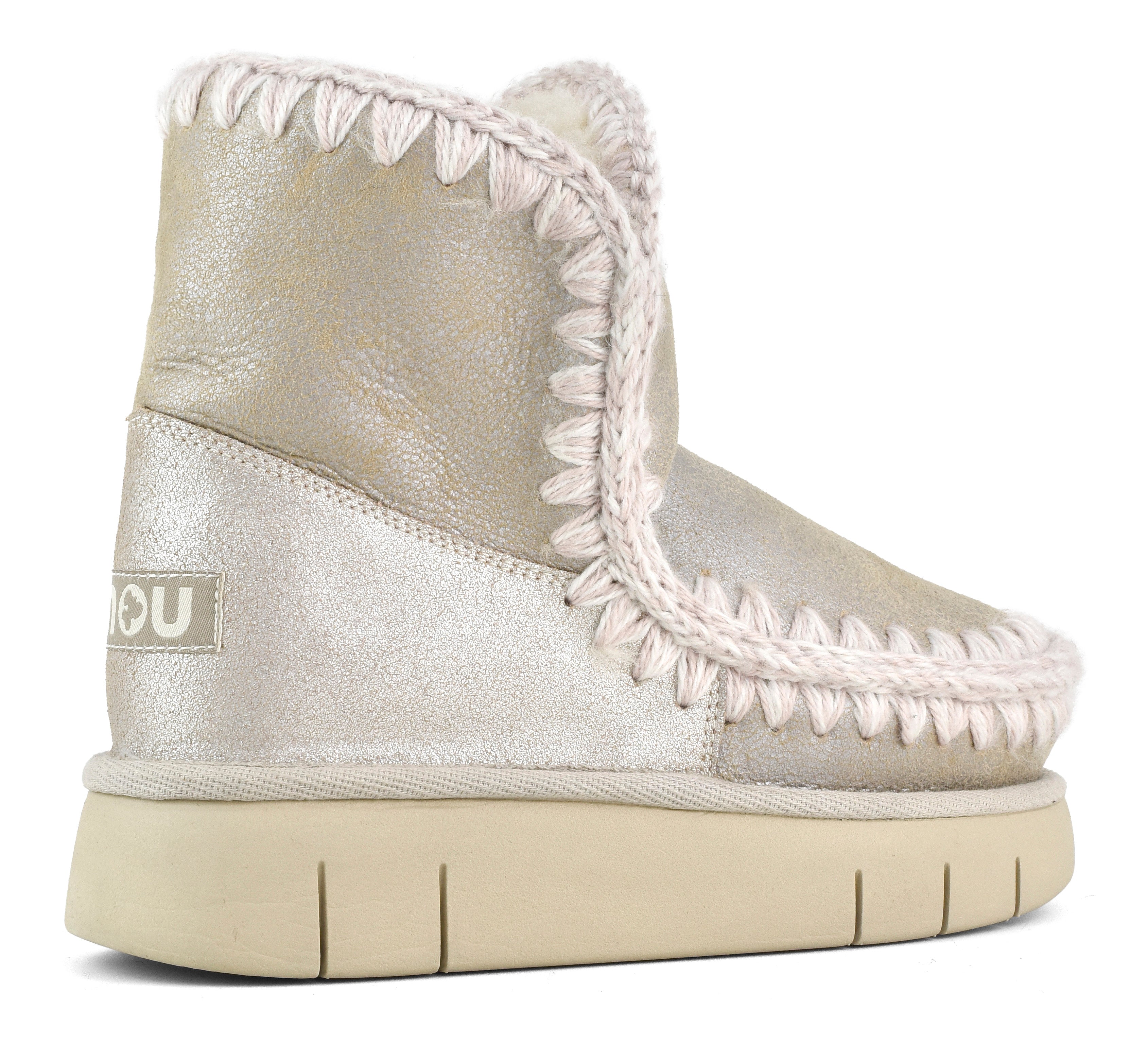 MOU Stivaletto Donna Eskimo 18 Bounce-Stone Metallic