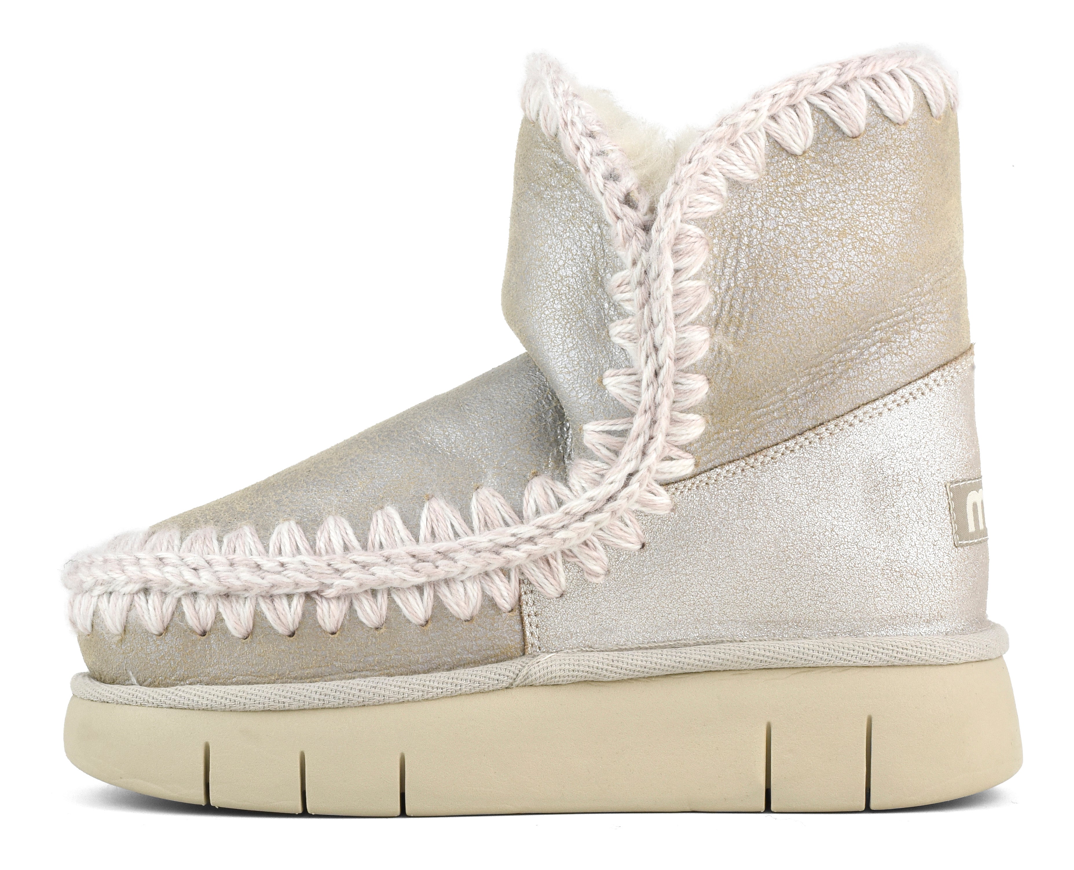 MOU Stivaletto Donna Eskimo 18 Bounce-Stone Metallic