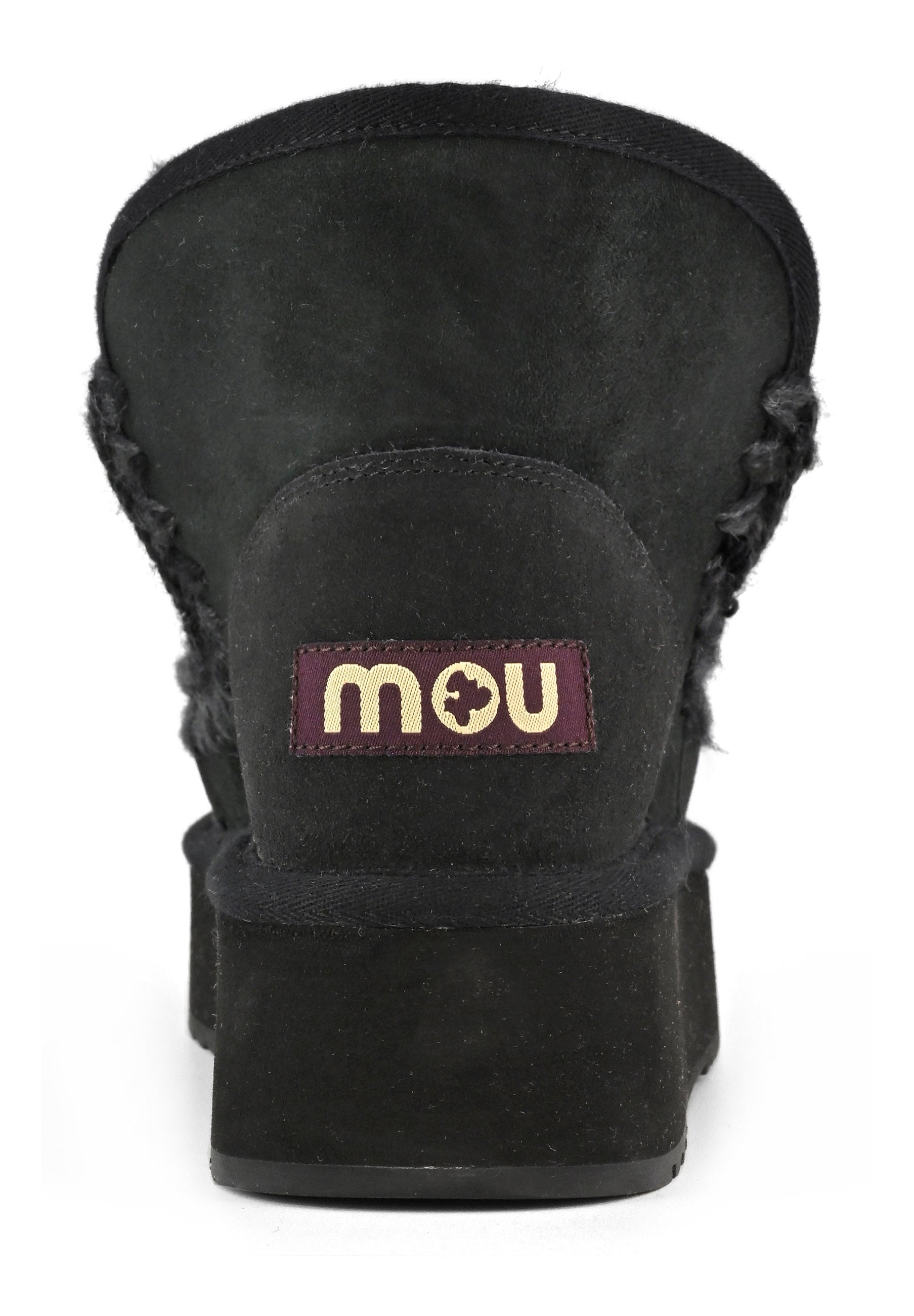 MOU Stivaletto Donna Mini Eskimo Platform Boot-Black