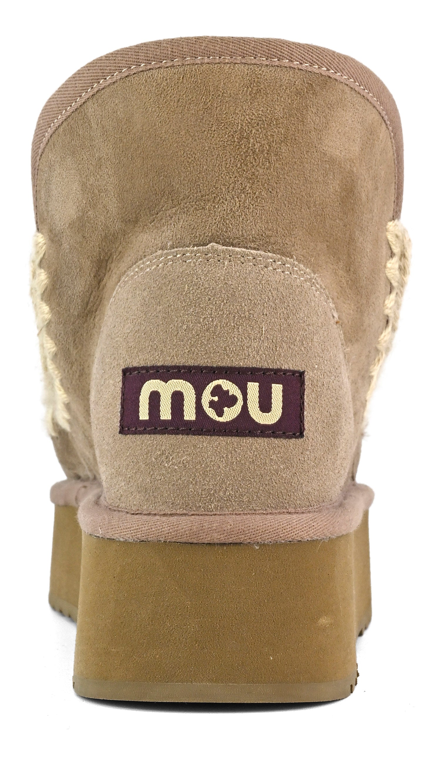 MOU Stivaletto Donna Mini Eskimo Platform Boot-Elephant Grey