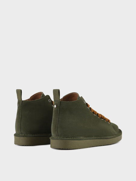 PANCHIC Scarponcino Uomo P01-Verde Militare Brown Sugar