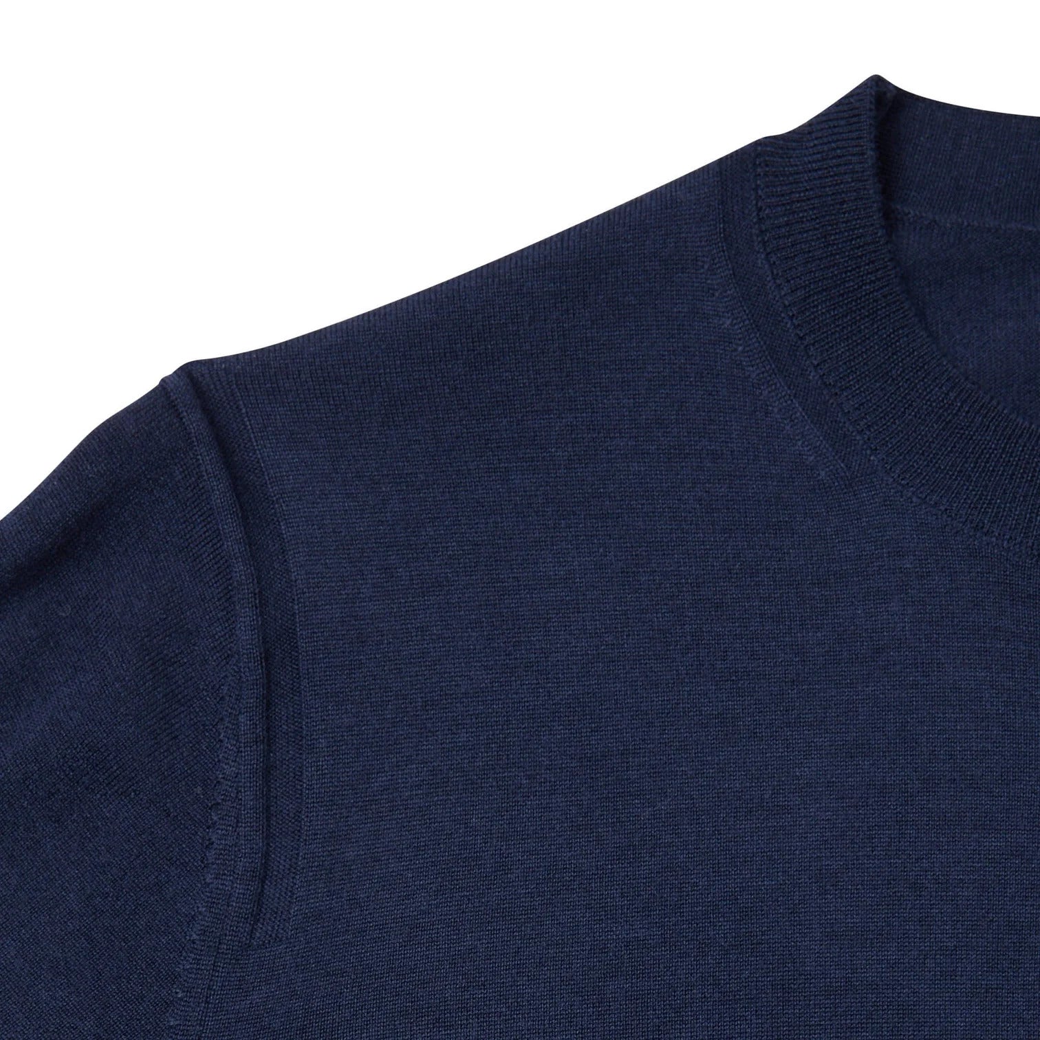 PAOLO PECORA Maglia Uomo Lana Merino Extrafine-Blu Navy