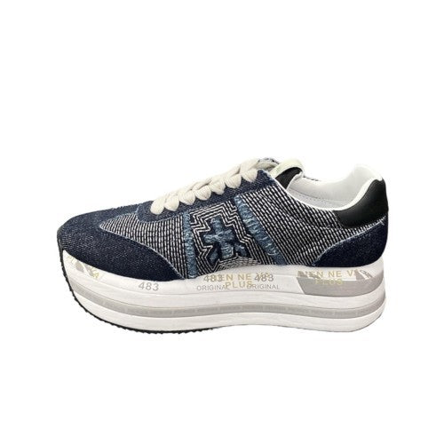 PREMIATA Sneaker Donna Beth 6957-Denim Blu