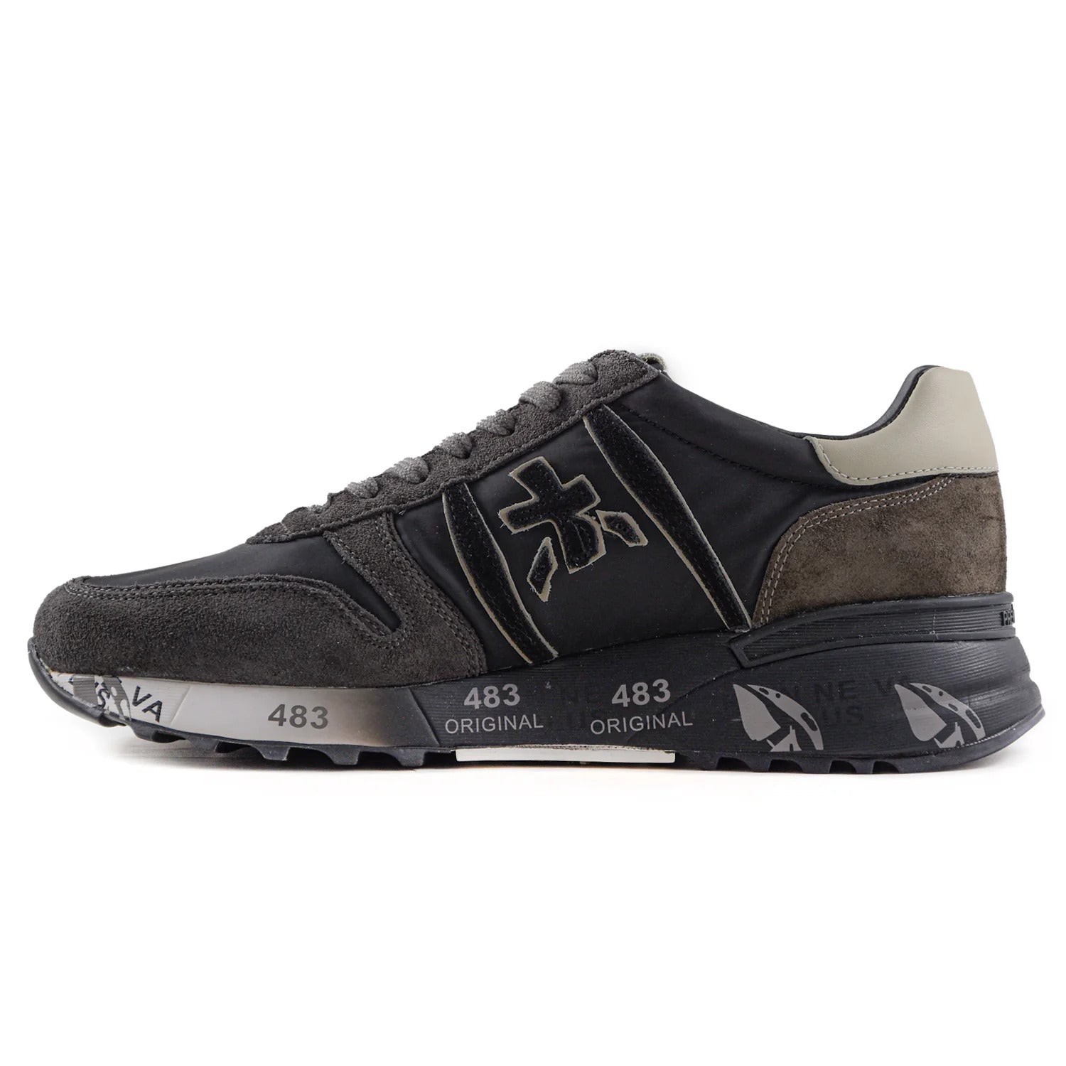 PREMIATA Sneaker Uomo Lander 4951-Grigio Nero