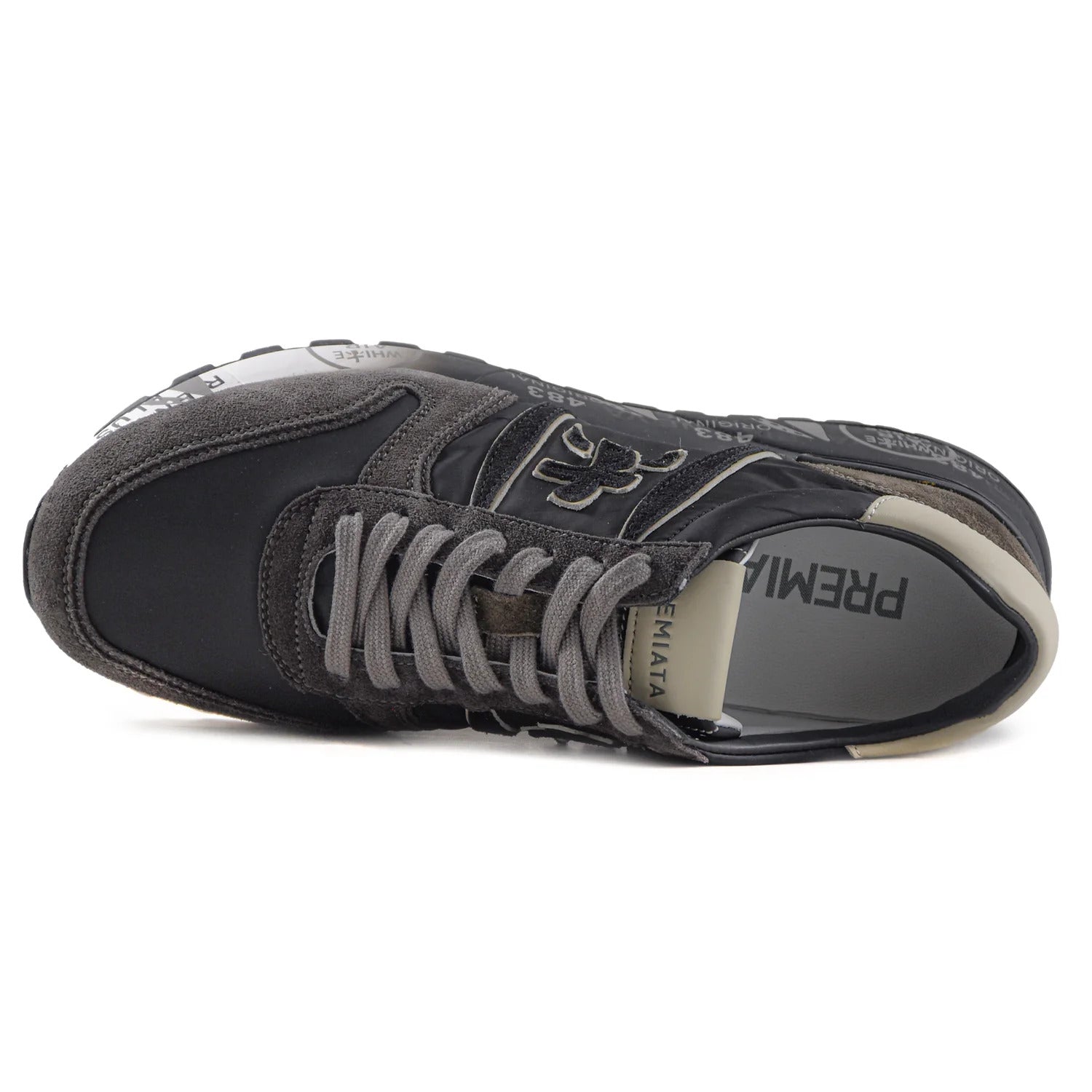 PREMIATA Sneaker Uomo Lander 4951-Grigio Nero