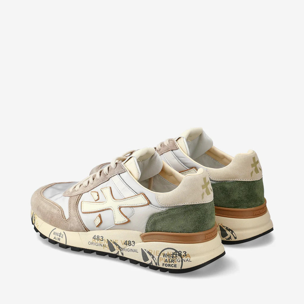 PREMIATA Sneaker Uomo Mick 6871-Beige Bianco