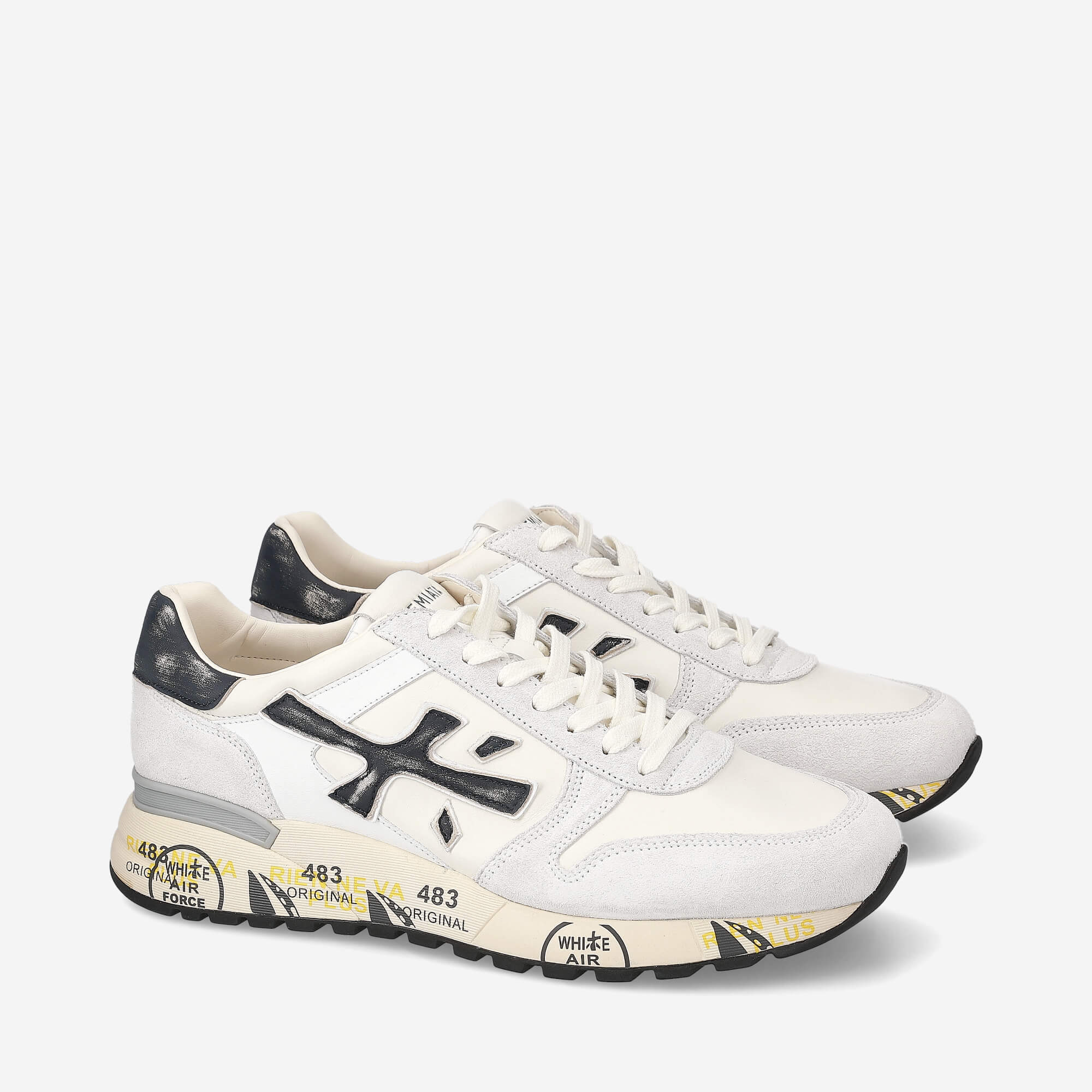 PREMIATA Sneaker Uomo Mick 6873-Bianco