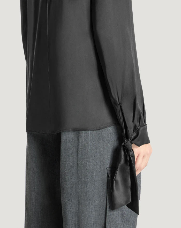 PT TORINO Blusa Donna Satin-Nero